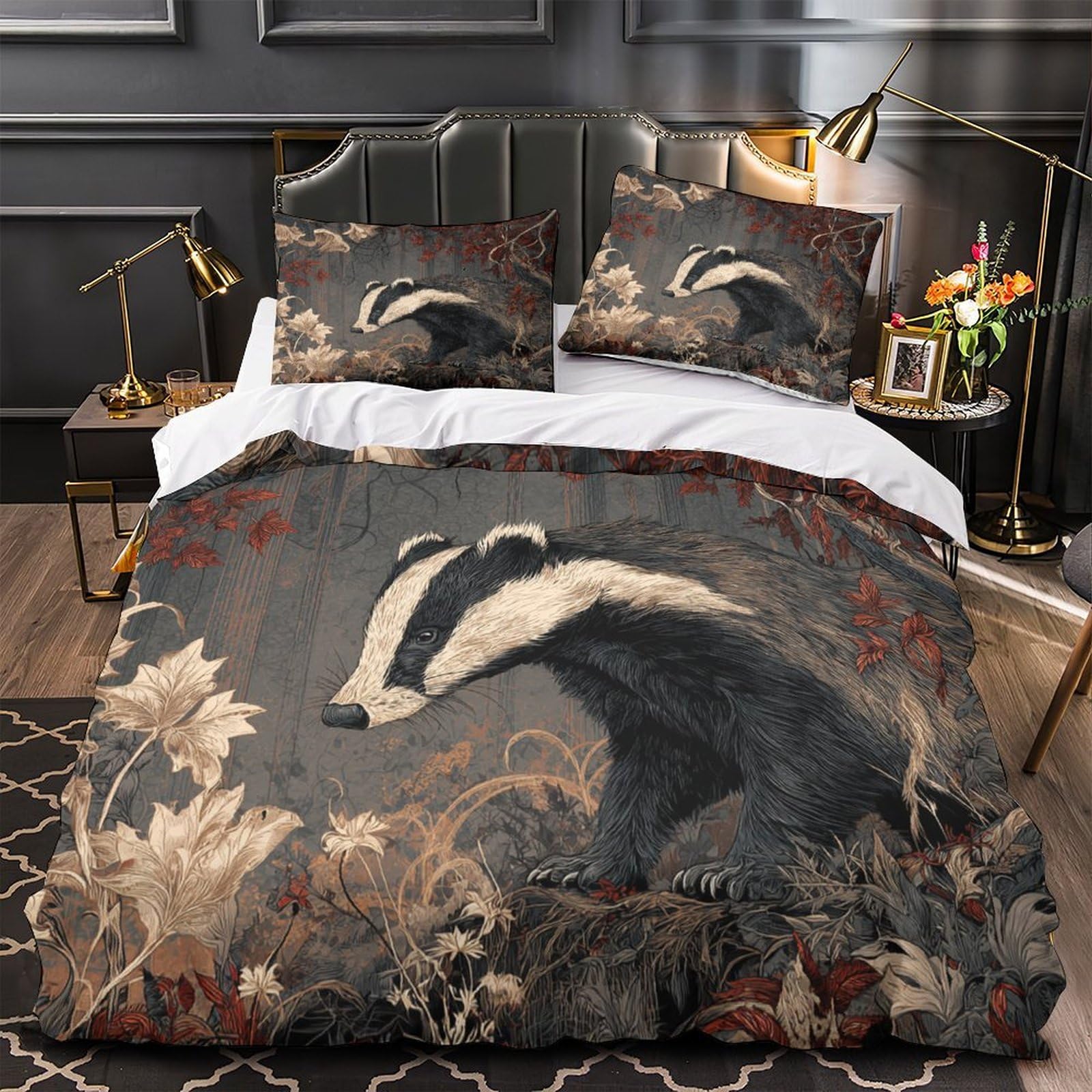Housse de couette blaireau zippée pour en finir avec les draps froissés