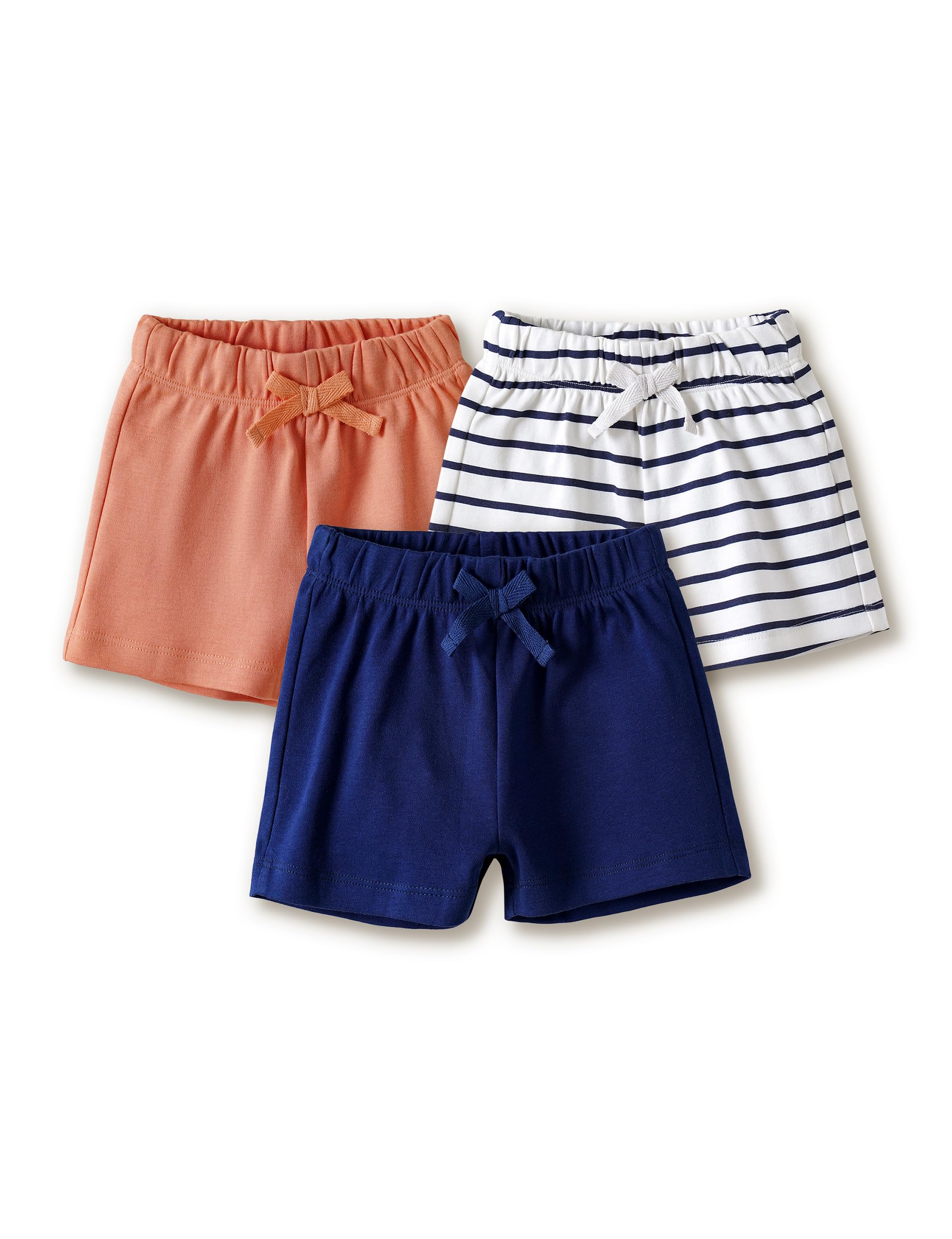 amazon brand - symbol Unisex 100% Cotton Baby Shorts with Soft Elasticated Wasitband (Available in Pack of 3 & 6)-picture-39
