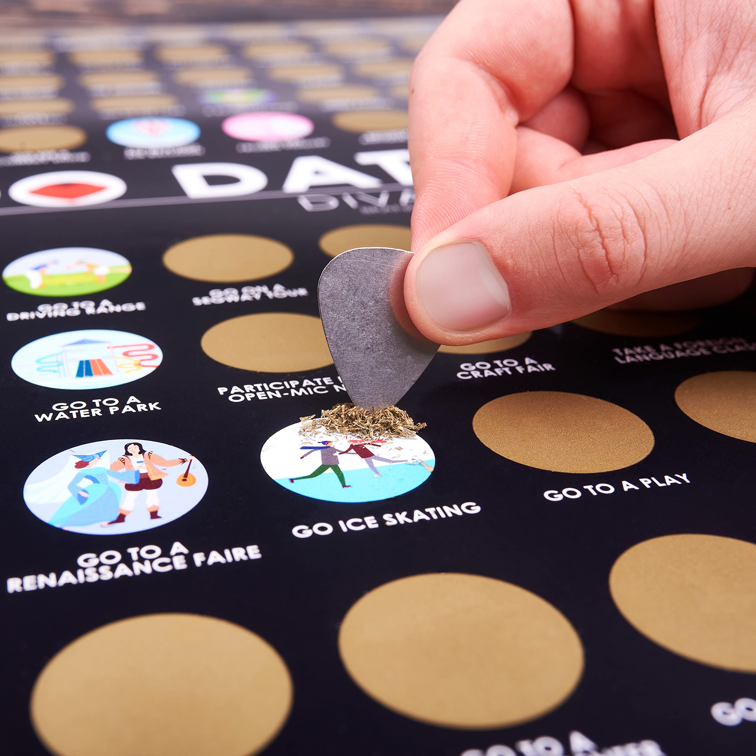 100 Dates Scratch off Bucket List Scratching off Adventure Couple