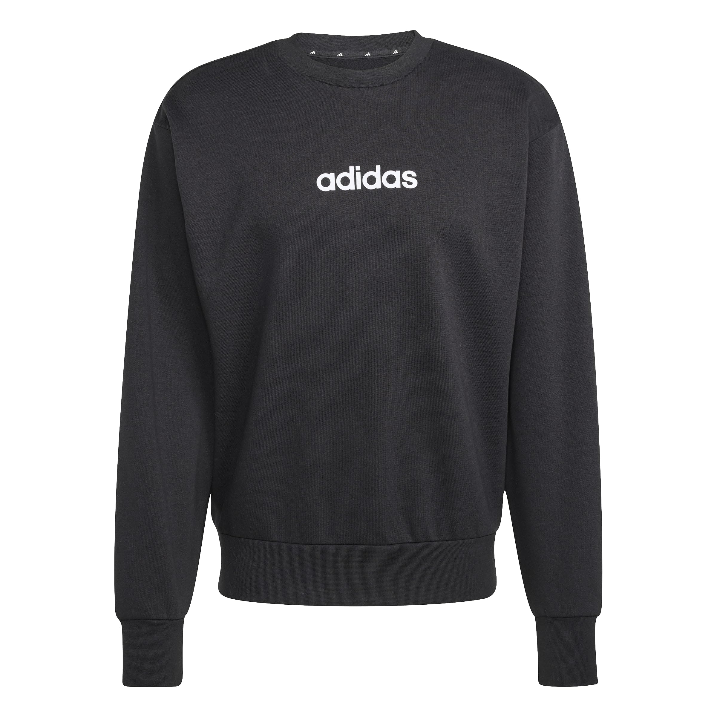 Adidas Men's Noir Sweatshirt Essentials Linear Fleece