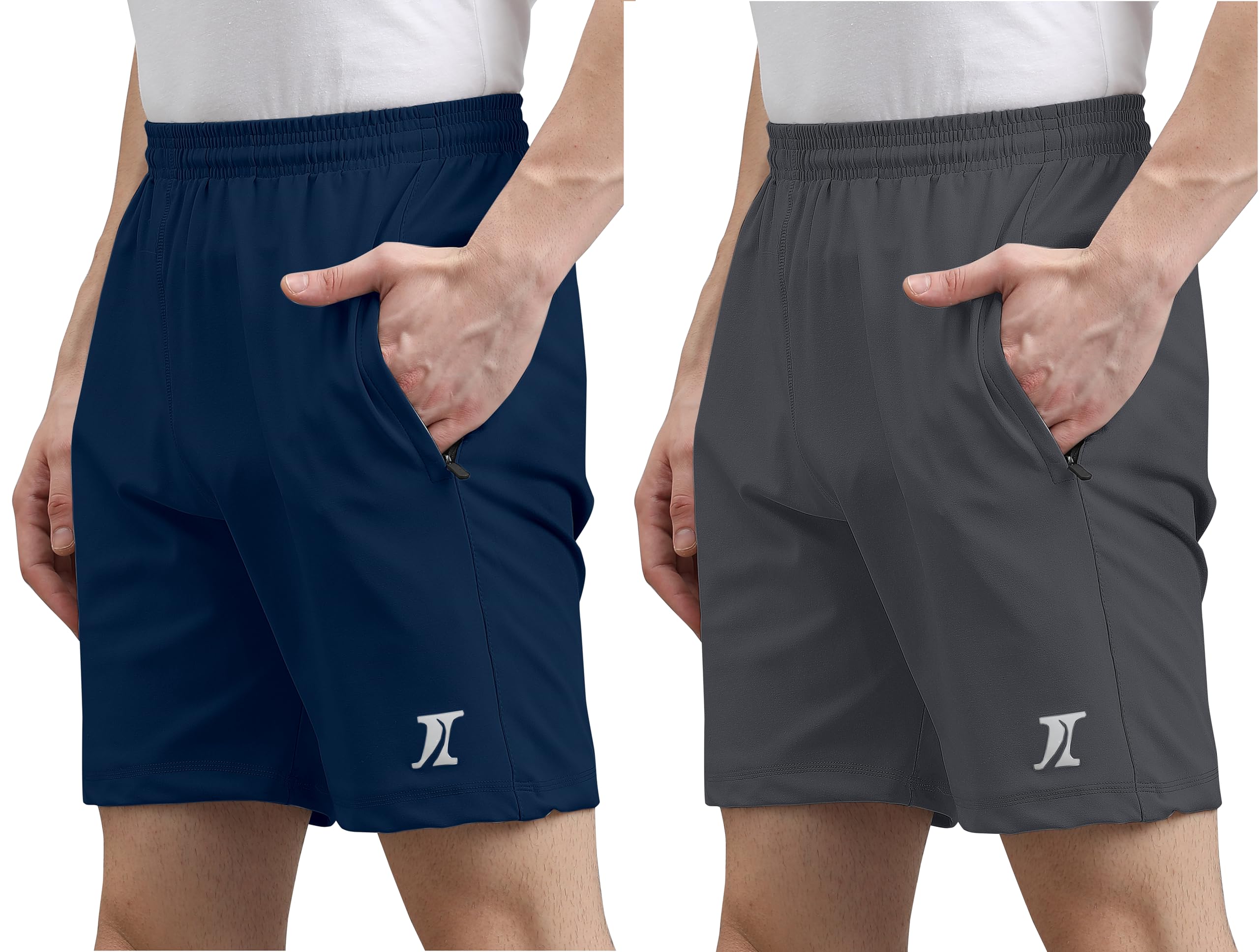 indiclub Men's Regular Fit Casual Combo Shorts-picture-34