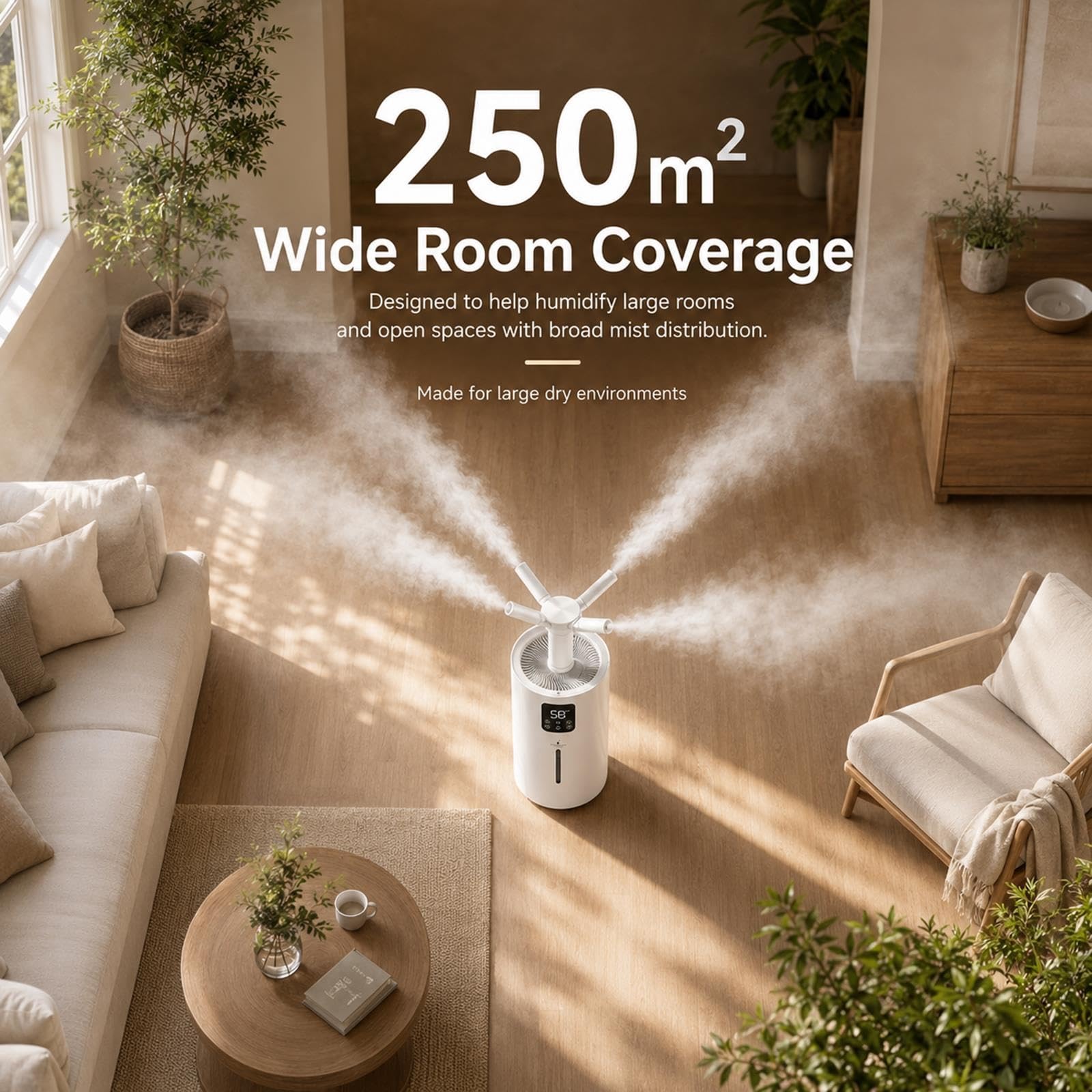 Umidificatore D'aria Commerciale 25L Per Grandi Ambienti E Le Piante