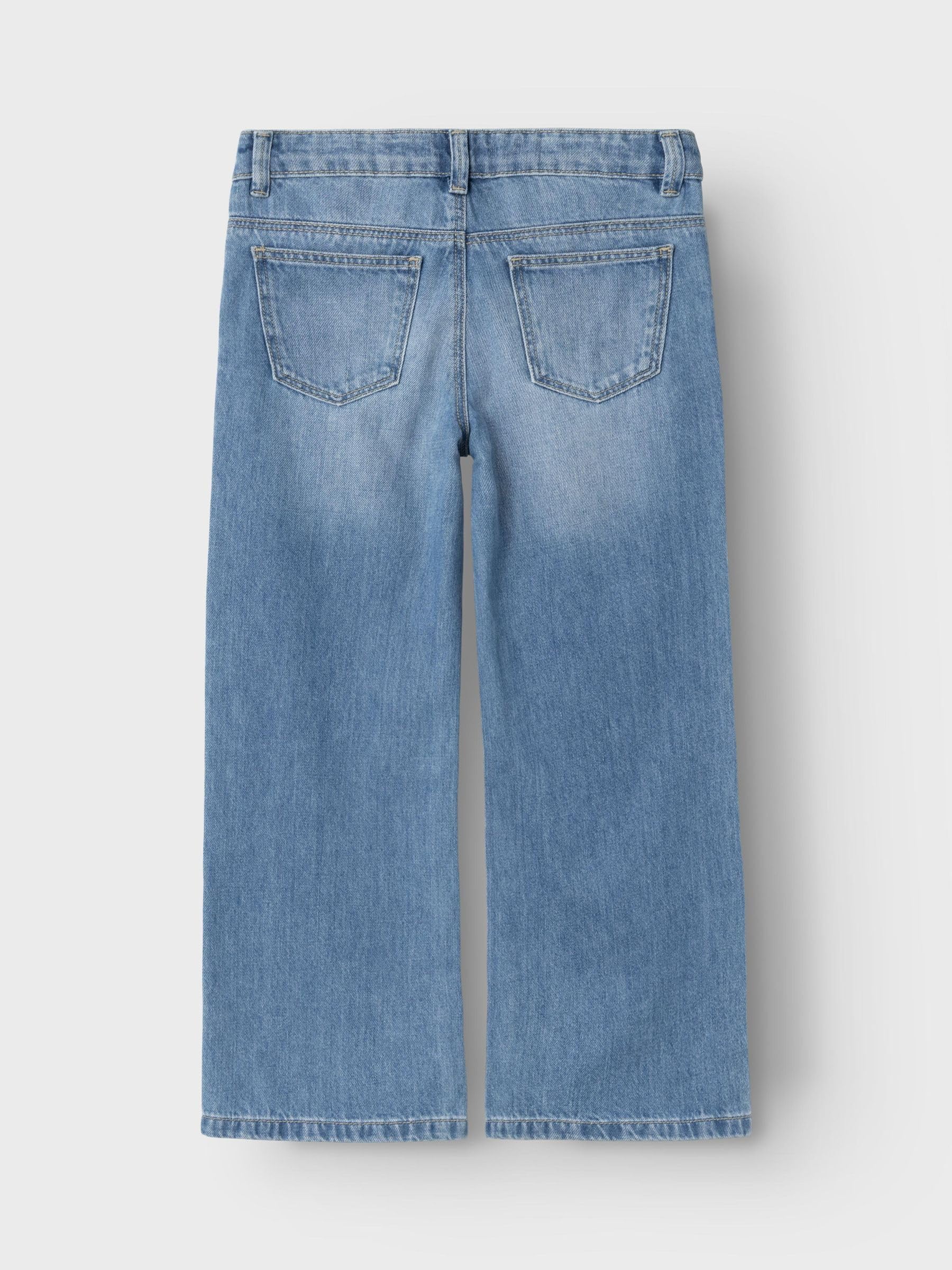 Name IT Nkfrose Wide Jeans 5529-be Noos - Vaqueros Anchos Niñas