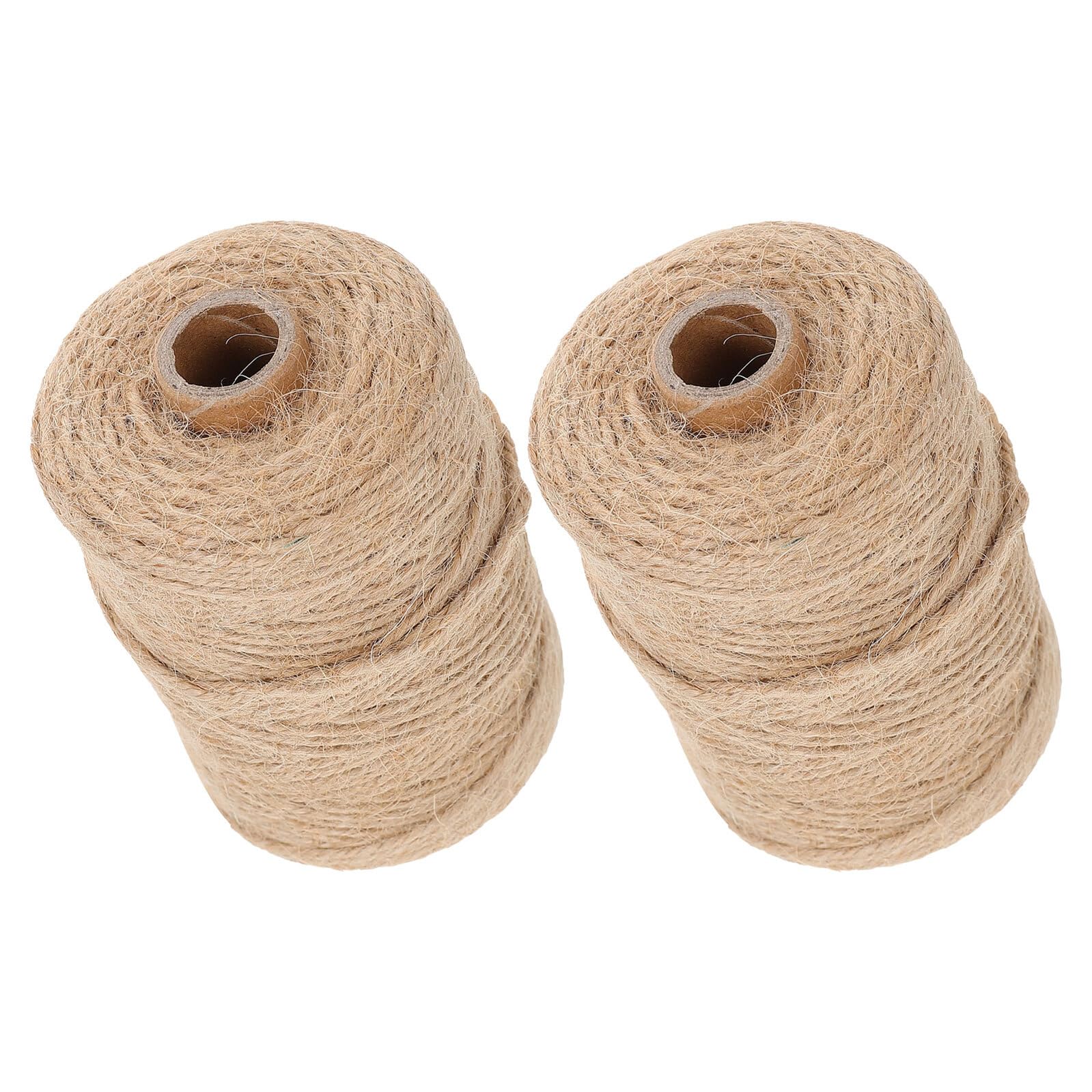 2 Corda in Juta Naturale da Spago Rustico per Giardinaggio Confezioni Regalo Decorazioni e Progetti Artigianali Filo per Legatura e Imballaggio Resistente