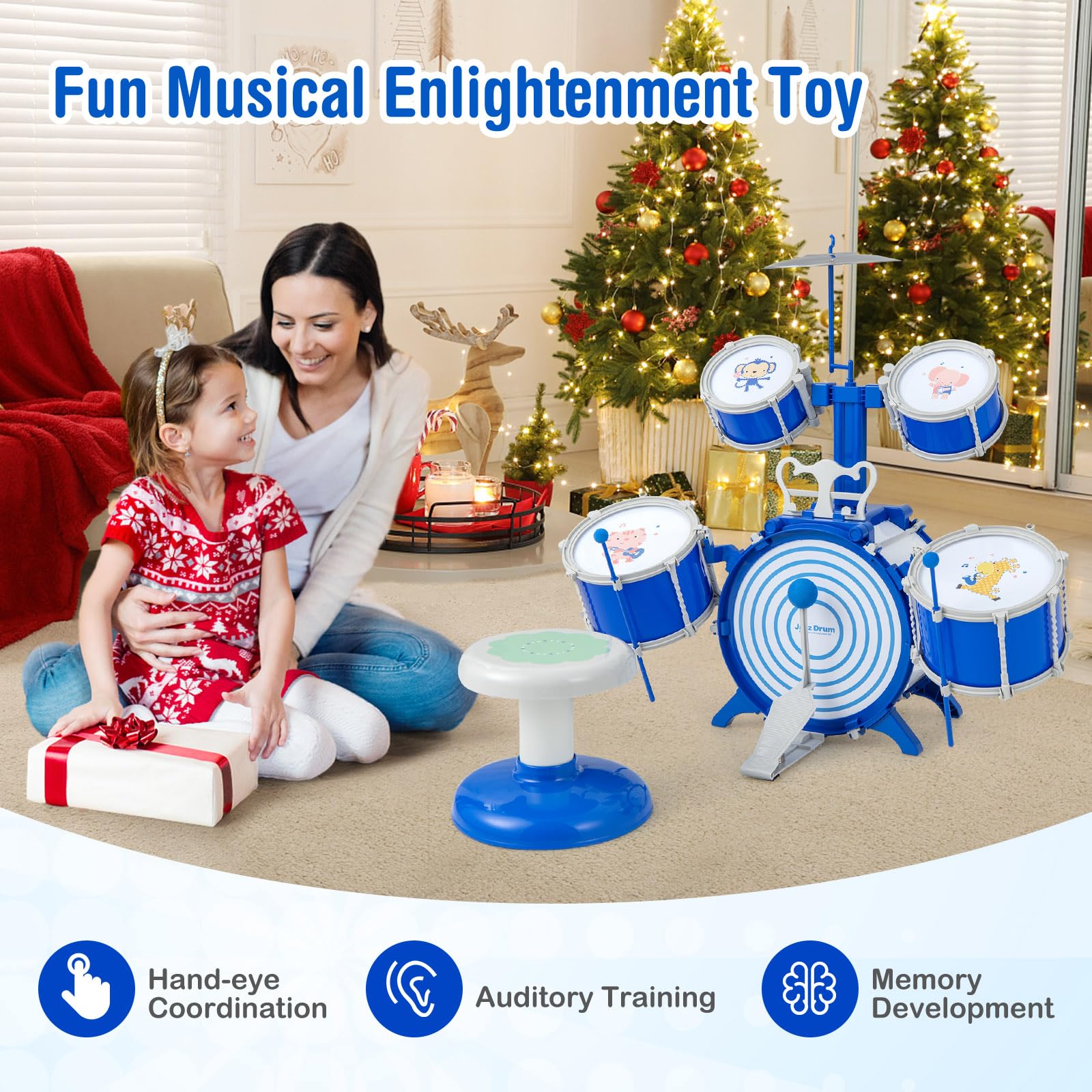 Drum Toy My First Metal Drum Set Kid Connection My First Metal