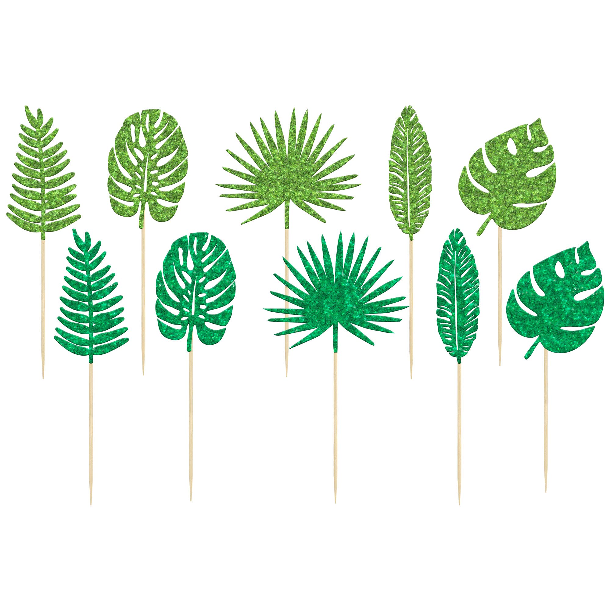 Chougui 20 stuks Palmboompaketopper voor taartdecoratie, 5,5