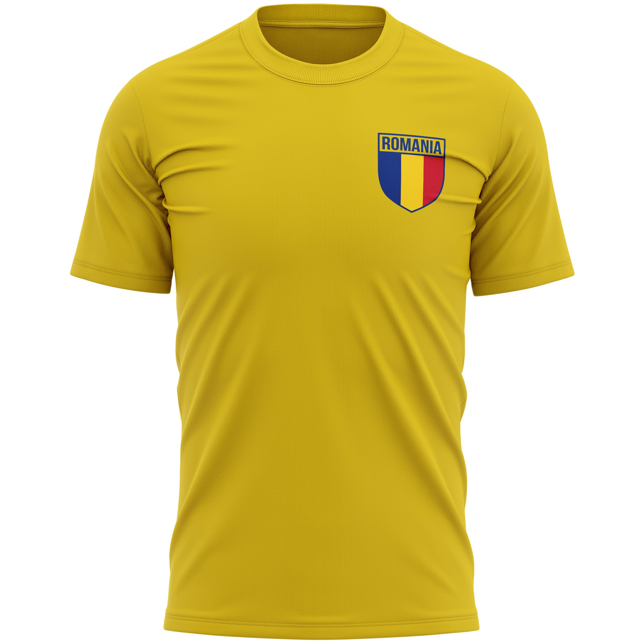 Romania Badge Mens T Shirt Football Rugby Supporter Romanian Tee