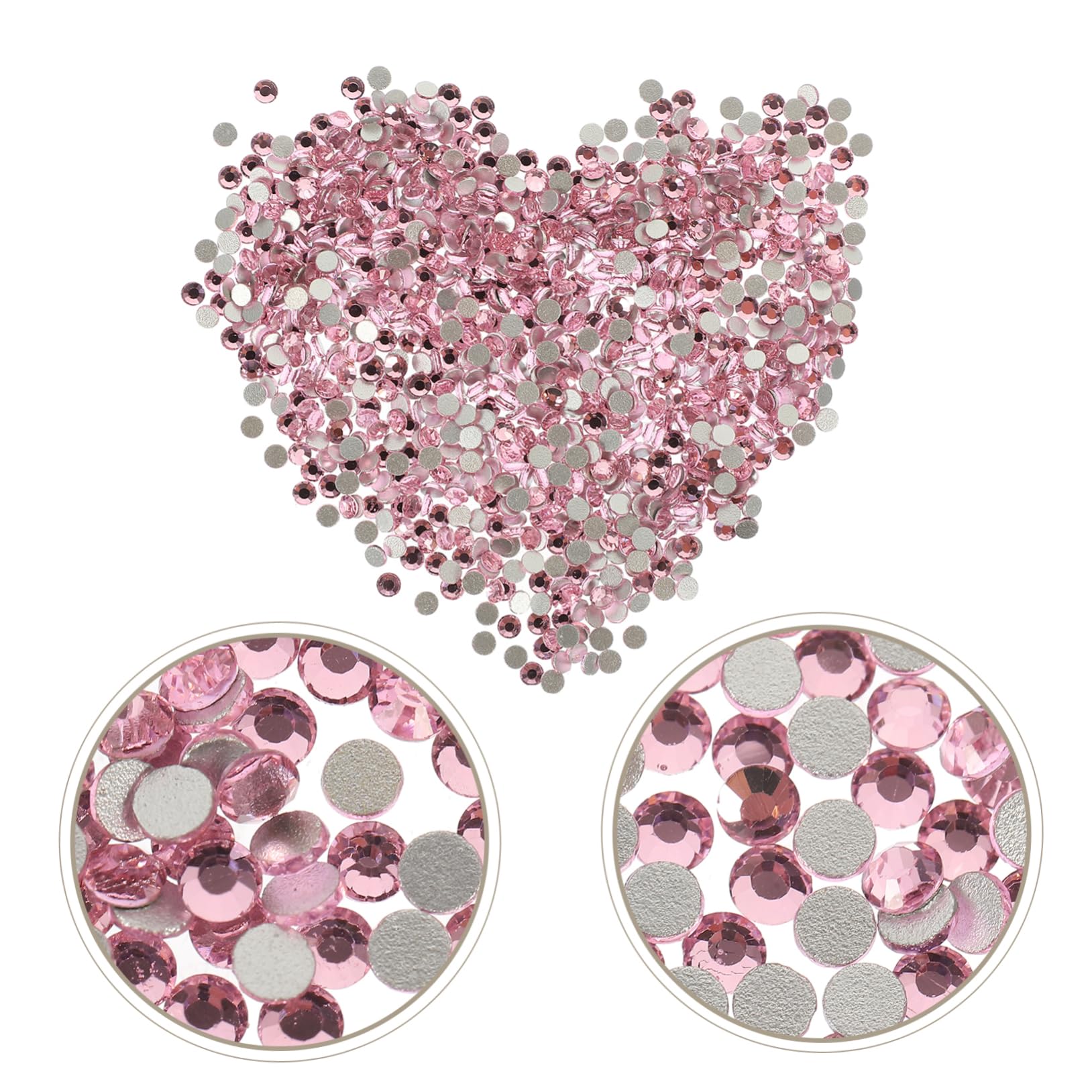 minkissy 4 Pezzi 1 Set Di Gemme Piatte Per Unghie Diamanti Per Unghie Kit Di Strass Per Nail Art Decorazioni Per Unghie Gemme Per Unghie Strass Per Manicure