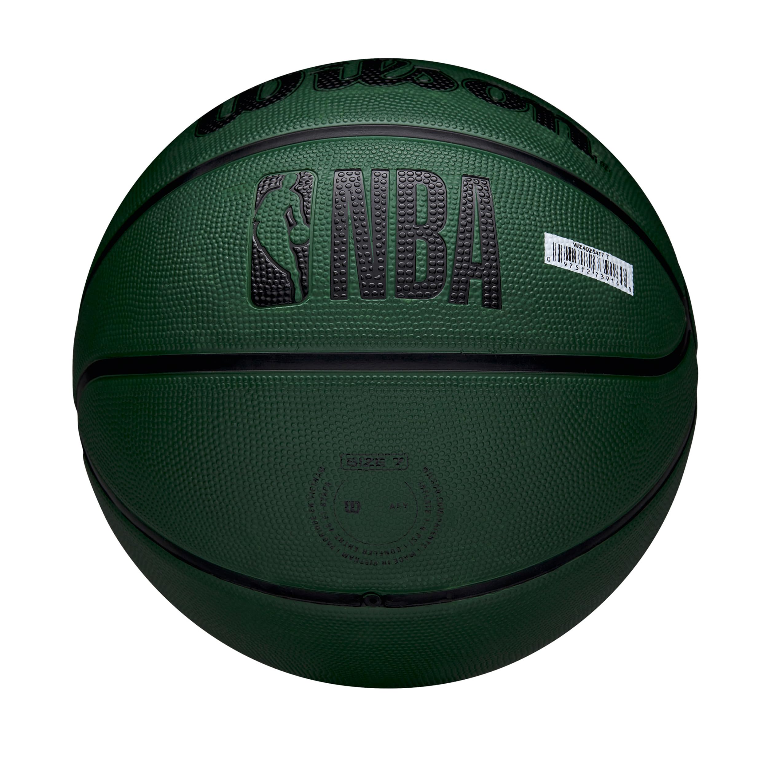 Wilson NBA TEAM TRIBUTE SOLID BSKT MIL BUCKS 5, zielony