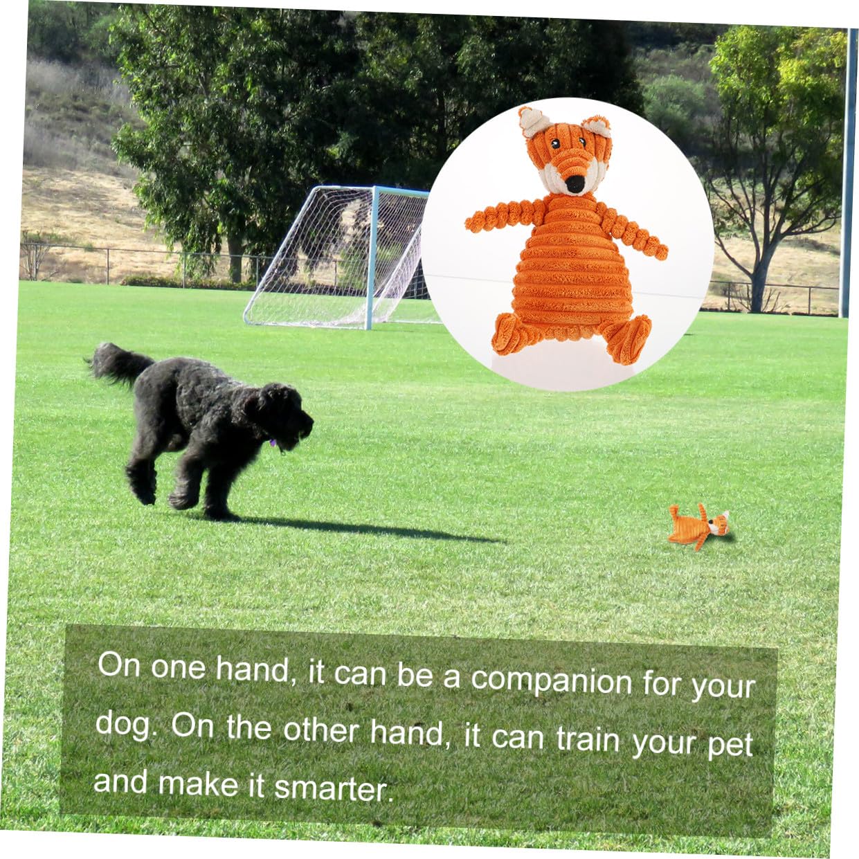 POPETPOP Giocattoli Sonori per Cani Set 3 Unitá in Peluche Resistente Suono, Design Adorabile per Giochi e Riduzione Comportamenti Distruttivi