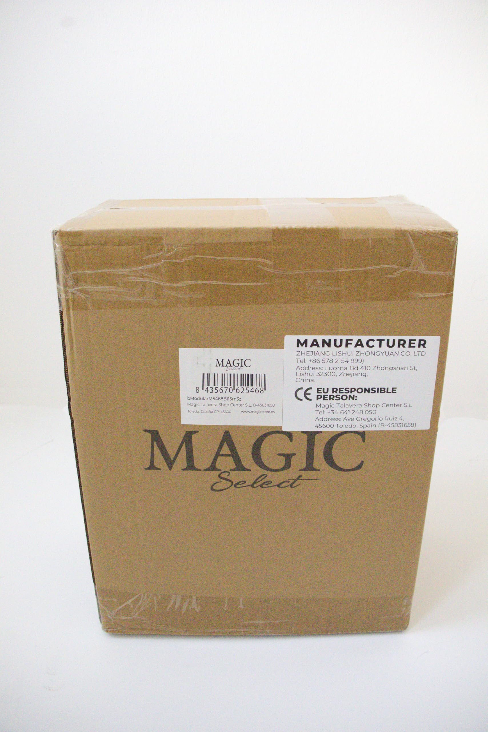 MAGIC SELECT Armario Modular. Estantería de Módulos. Organizador Modular de Ropa. Ropero para Hogar. Estante de Almacenamiento para Dormitorio, 18 Módulos, 2 Barras, 192x105 cm.