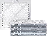 Amazon Basics 12x12x1 Air Filter 6-Pack, MERV 11 AC Furnace Filters, Dust, Pet, Allergy Control, Removes Pollen and Lint (Actual Size: 11.75" x 11.75" x 0.75")