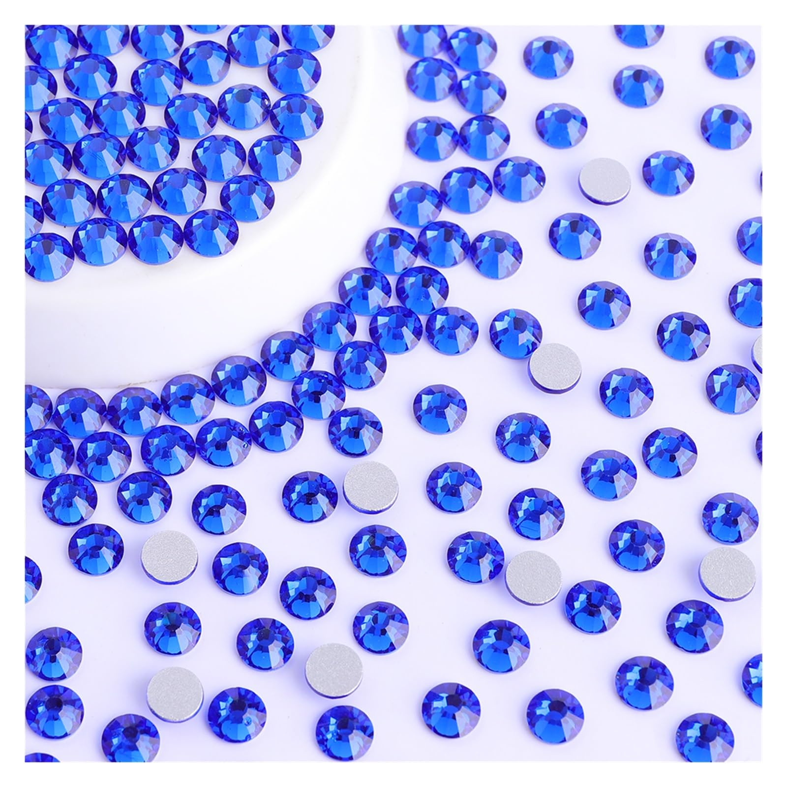 Glass Nail Art Rhinestones Glitter Round Flatback Crystal SS6 SS20 Manicure