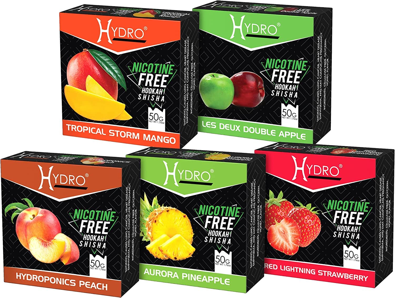 Buy Hydro Hookah Flavors, Fruit Mix Hookah Shisha in Double Apple