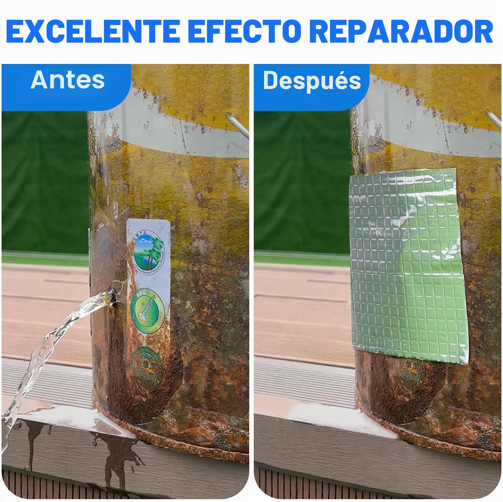 ADHES Cintas de butilo cinta impermeable cinta de aluminio cinta de reparación para fugas de techo, reparación de grietas, ruptura de tuberías 50mm x 5m