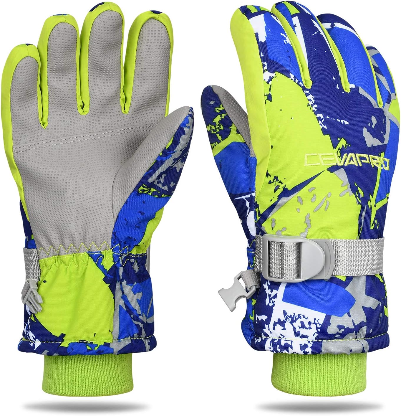 Yobenki Ski Gloves,Winter Waterproof Snow Gloves Non-Slip Breathable Cold Weather Gloves for Mens,Womens, Ladies and Kids Skiing, Snowboarding : Sports & Outdoors