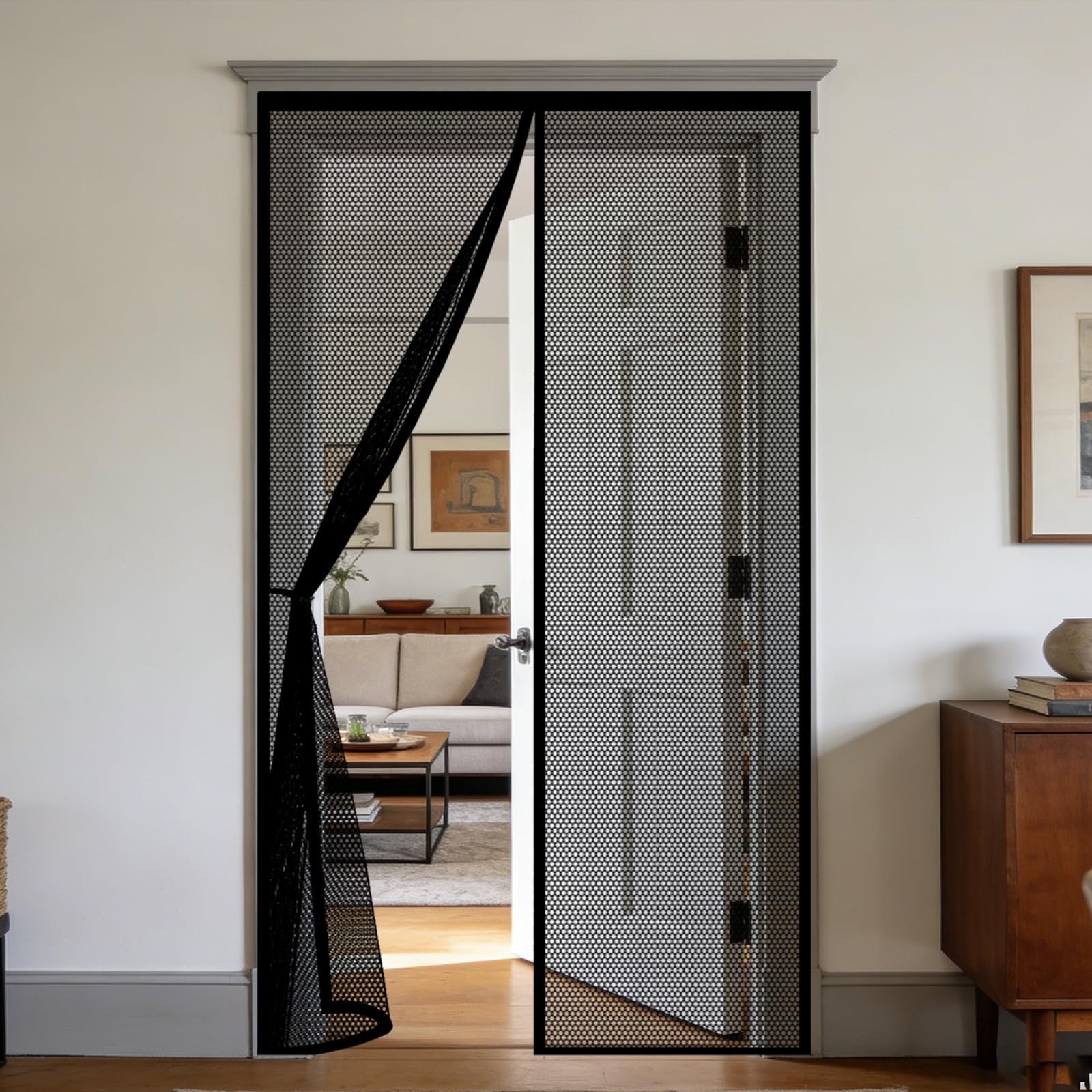Moustiquaire pour balcon et chambre afin de garder l'air frais à l'intérieur