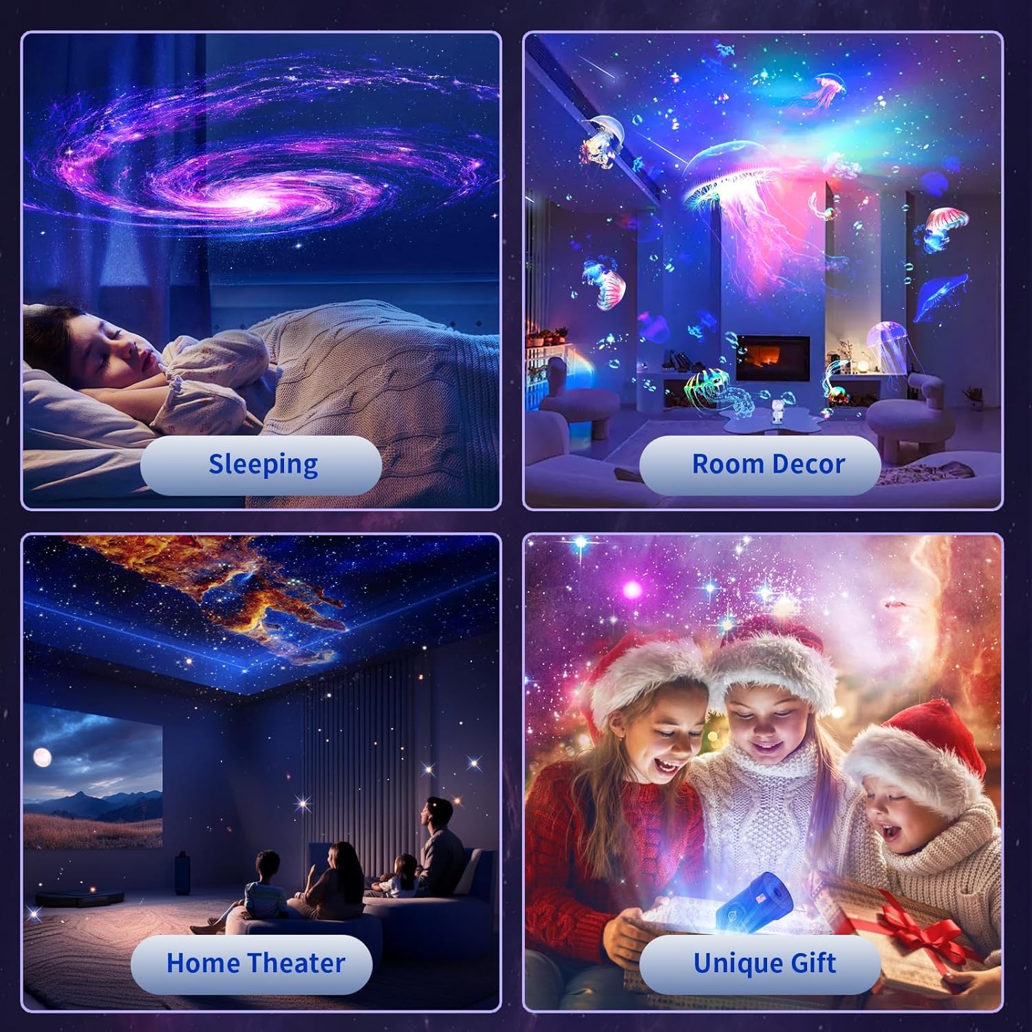 2025 Upgraded Star Projector, Planetarium Galaxy Ceiling Projector