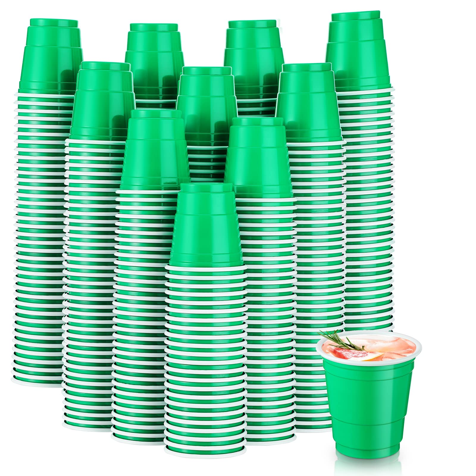 100 Stück Mini-Schnapsbecher Aus Kunststoff, 57 Ml Fassungsvermögen, Mehrfarbig – Für Partys, Junggesellinnenabschied, Geburtstag