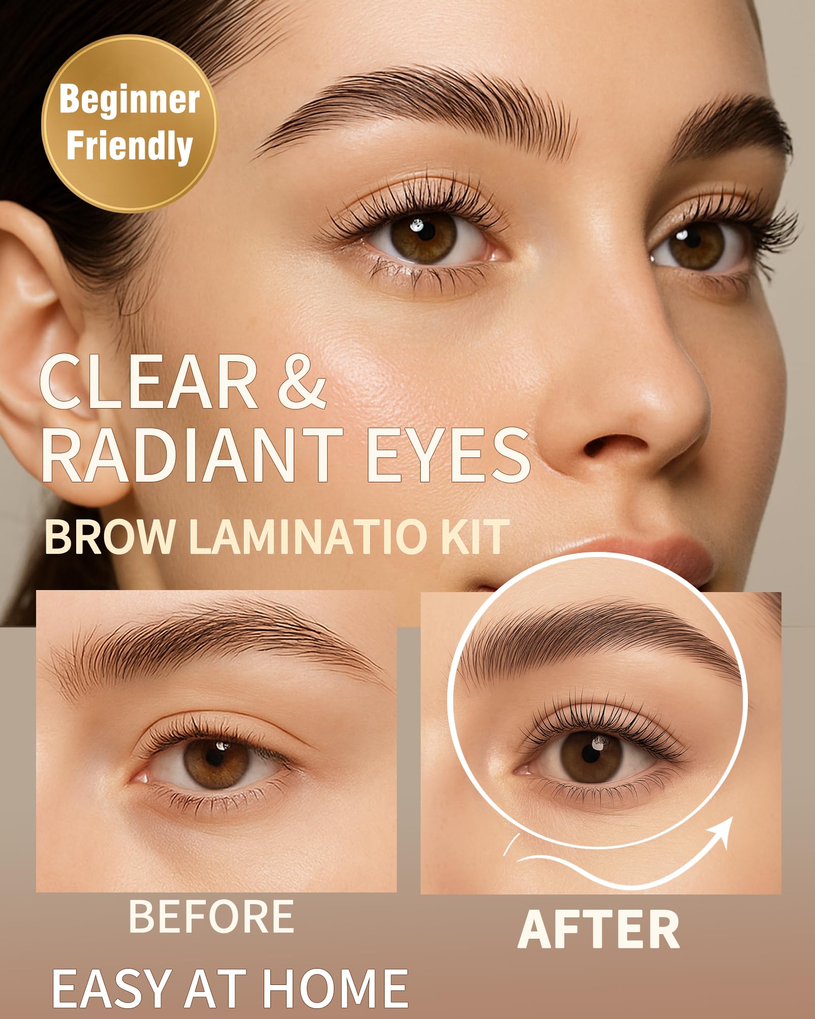 Brow Lift Kit Sourcil, 5 PACK Eyebrow Lamination Kit At Home DIY, Vivandra Instant Brow Lift Kit For Fuller Thicker Beautiful Eyebrows, Lot de 5 kits de lifting