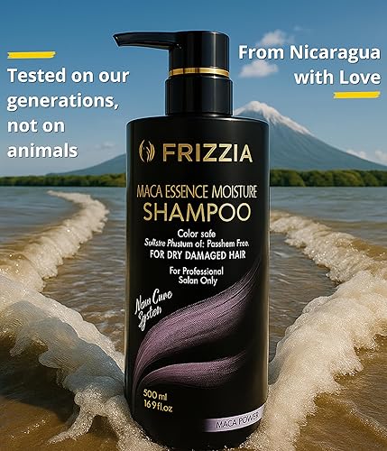Miniatura 9 de Champú profesional con maca, argán y colágeno vegetal  Repara y fortalece el cabello dañado  Abre cutículas, suaviza y nutre todo tipo de cabello