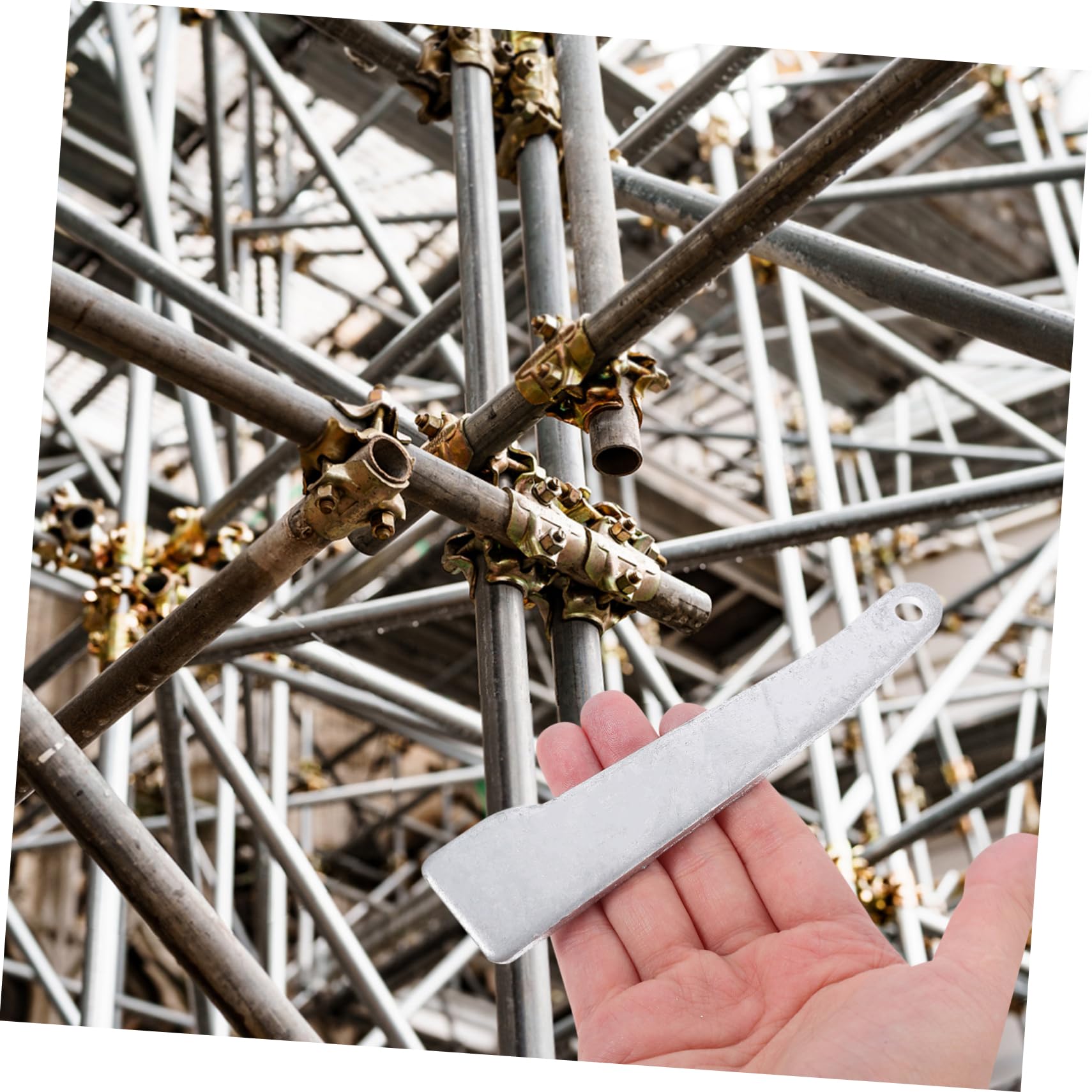 IWOWHERO 4 Stück Pan Schnalle Gerüst Zubehör - Silber 13cm Ersatzteile