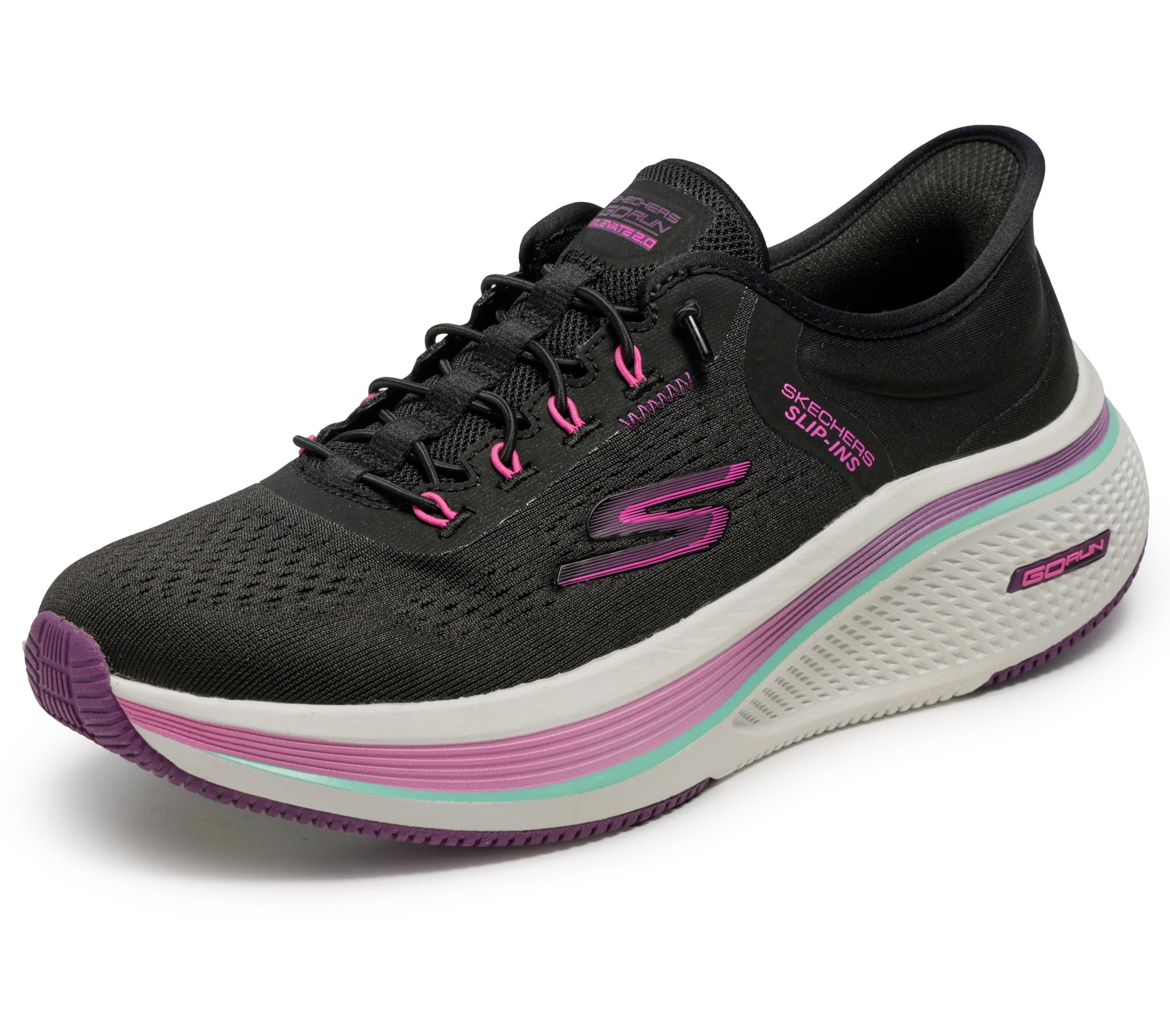 sneakers women's hands free slip-ins go run elevate 2.0