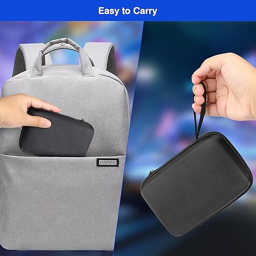 Miniatura 5 de Wiilkac Carrying Case Compatible with CapcomTaito Super Pocket Consoles, EVA Protective Travel Retro Mini Game Player Bag with Wrist Strap, Extra