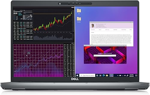 Dell Laptop con estación de trabajo Precision 3000 3470 (2022)  FHD de 14 pulgadas  Disco duro SSD Core i5-256GB - 16GB RAM  12 núcleos a 4.4 GHz -