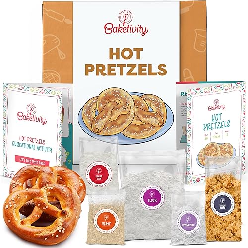Pretzel Making Kit - Real Cooking Set for Kids Ages