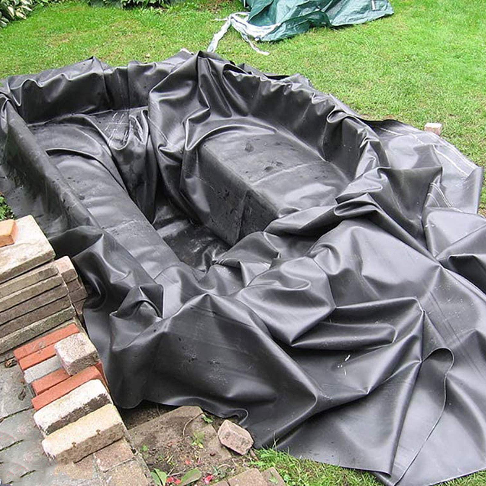 Fodera Per Laghetto, Fodera Per Laghetto In HDPE Da 20 Mil Per Laghetti All Aperto Fodera Per Laghetto Per Pesci Con Flessibilita 1 2 X 2 1 M 92288473