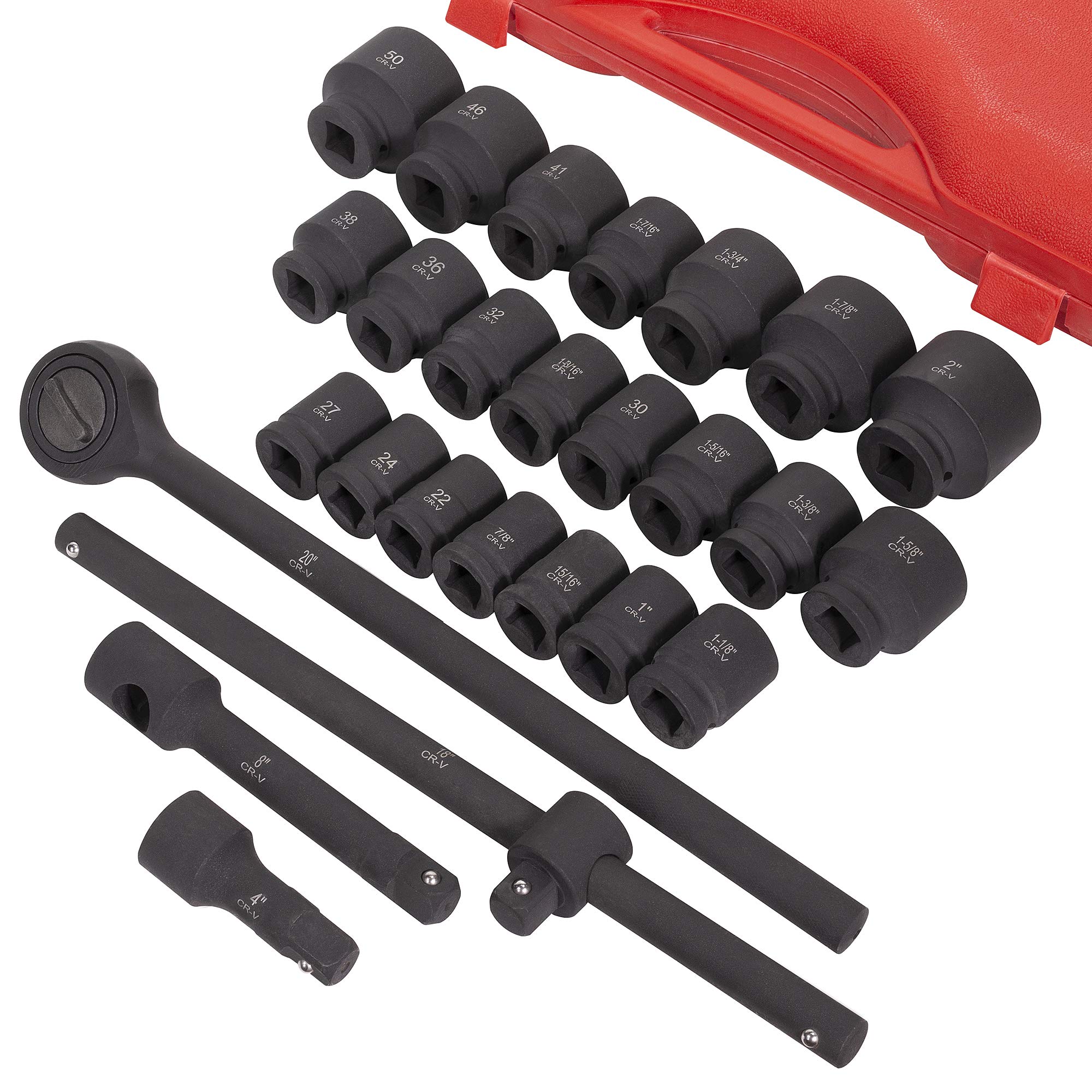 Stark 27Pieces Jumbo Impact Socket Set SAE & Metric MM