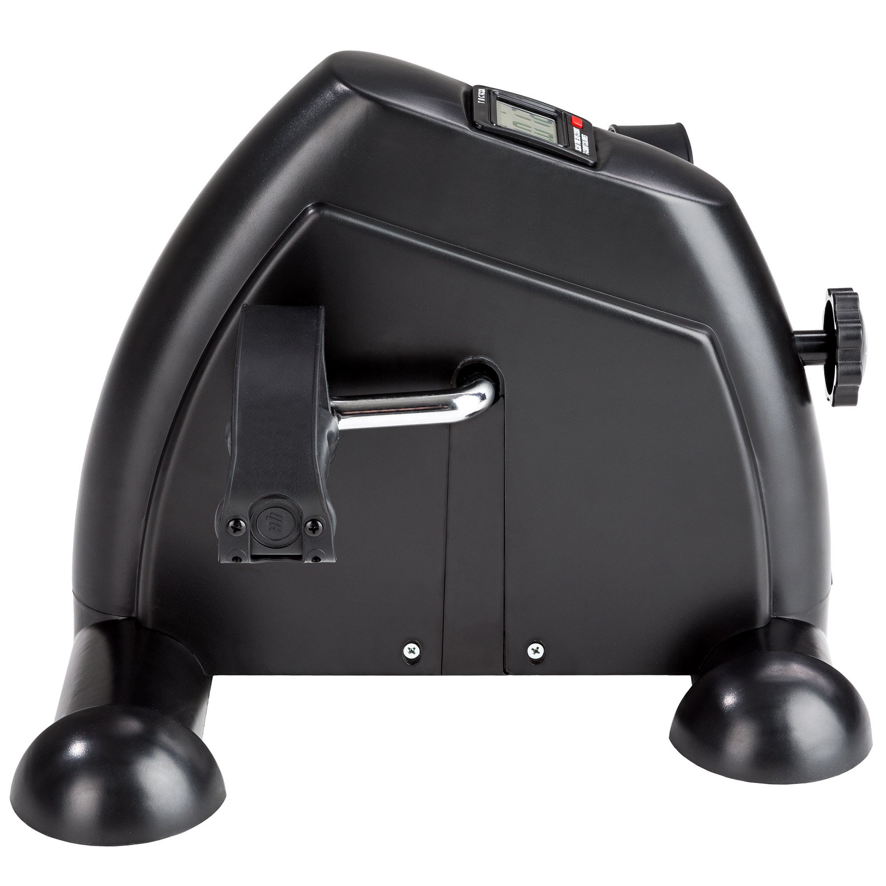 tectake® Mini Cyclette da Casa Versatile 40x35x32cm, Pedaliera riabilitazione per Gambe e Braccia, Display LCD, Ideale Pedaliera per Anziani, Fitness, Gym e Palestra per Casa e Ufficio - Nero