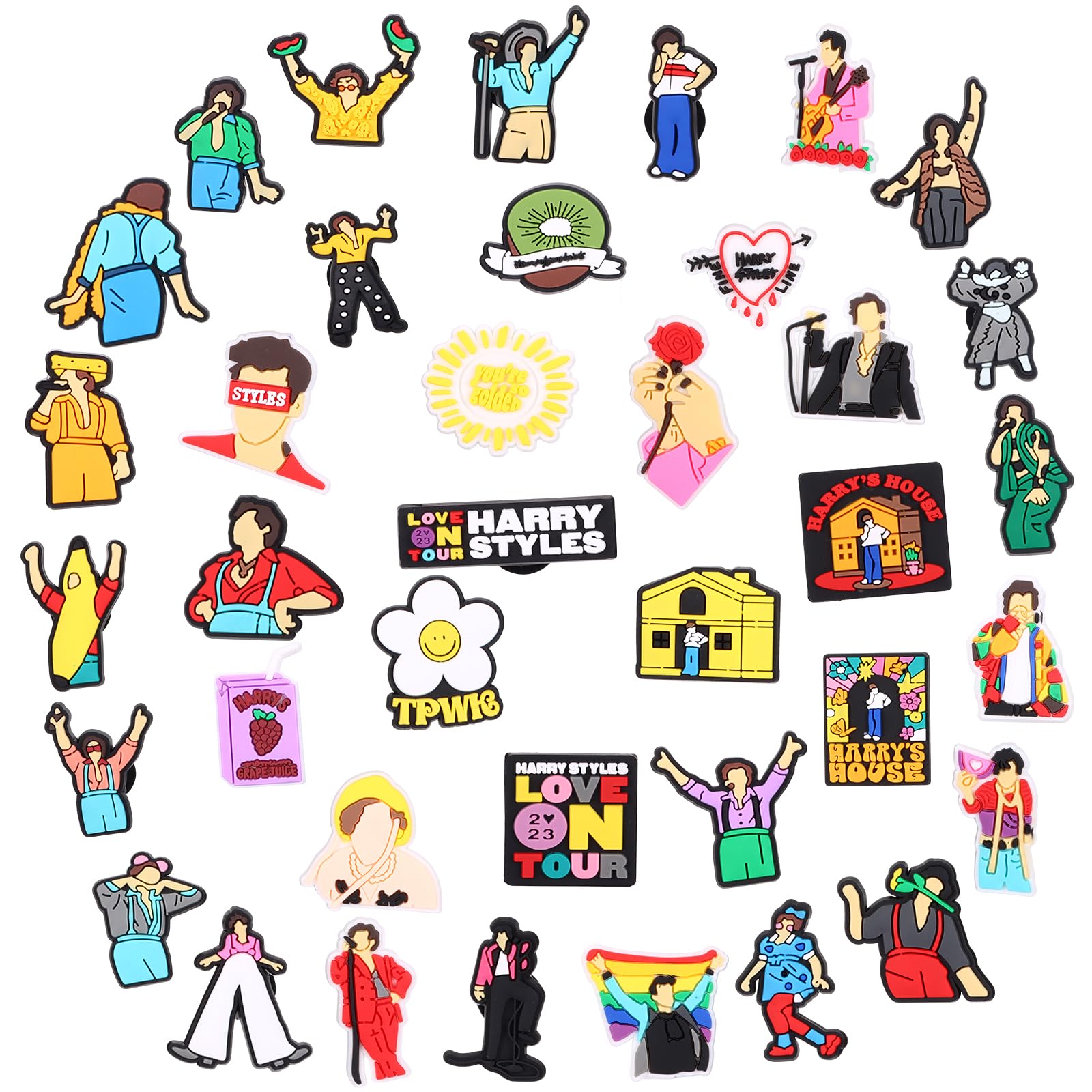 Shoe Pin Shoe Charm for Children, Cartoon Shoe Decoration, Children's Charms, Clog Decor for Girls, Women, Boys and Men