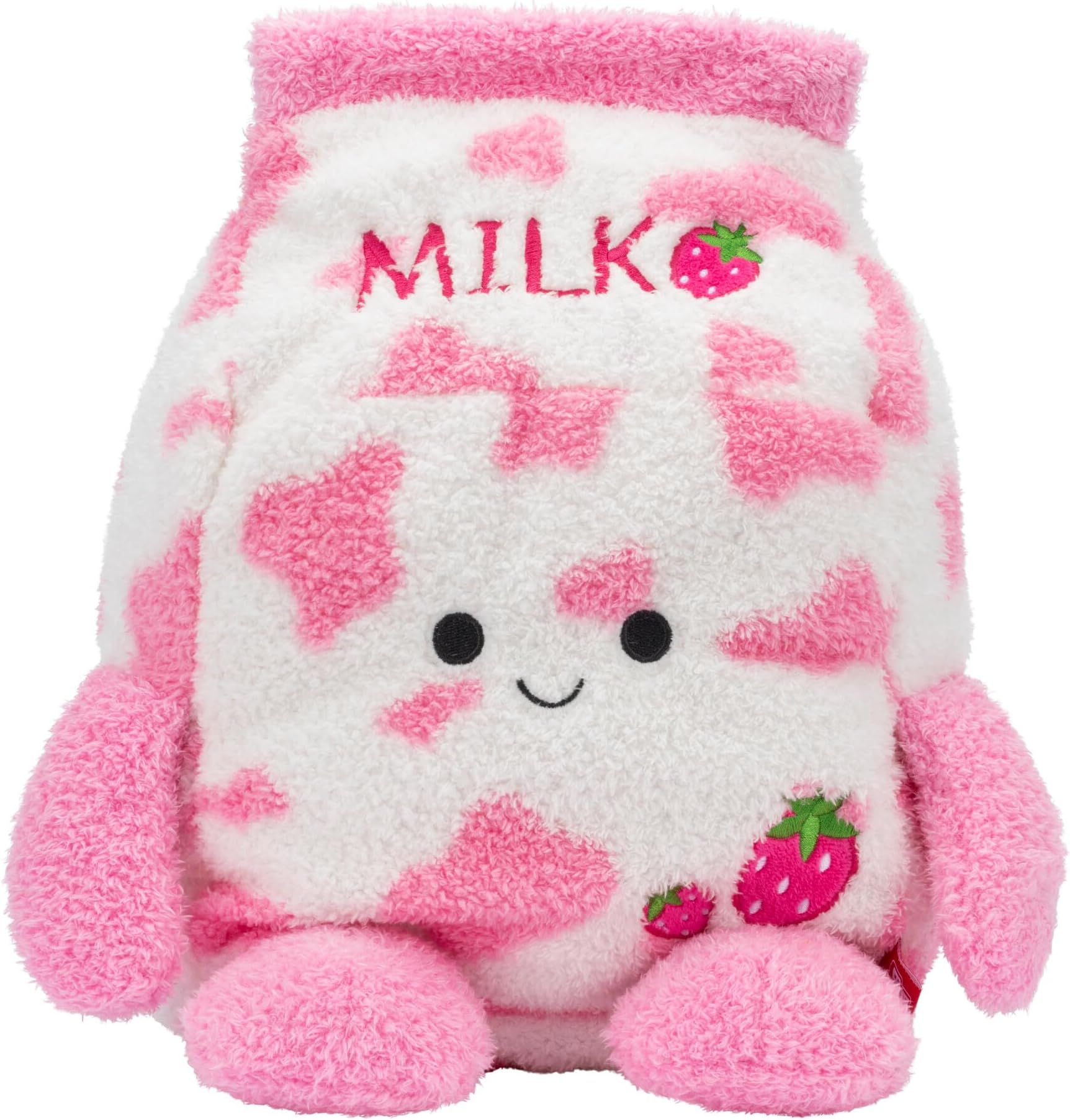 BumBumz 12-inch Plush - Sunday Strawberry Milk Collectible Stuffed Toy - BreakfastBumz Series