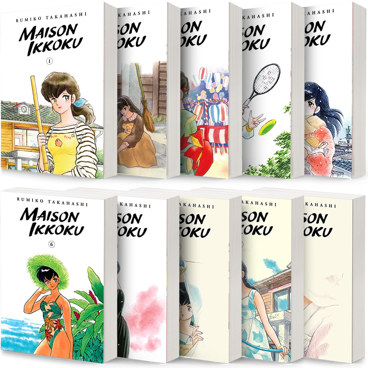 Maison Ikkoku Edition Collector Set complet Manga Vol. 1-10 par Rumiko Takahashi