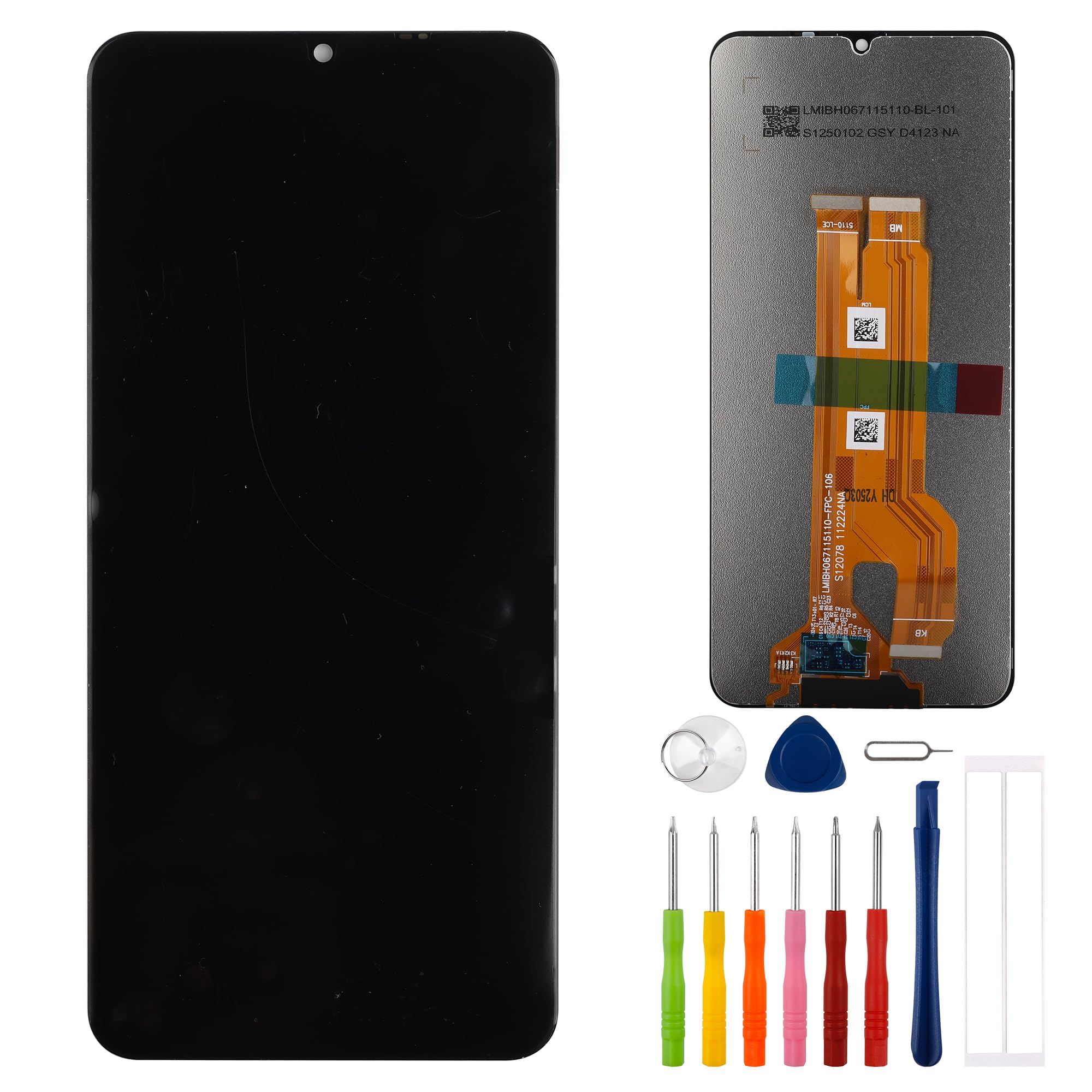 Gadget Troops Kit Sostituzione Schermo LCD Per Realme Note 60 (RMX3933) – Display Con Cornice, Strumenti E Pellicola In Vetro Temperato