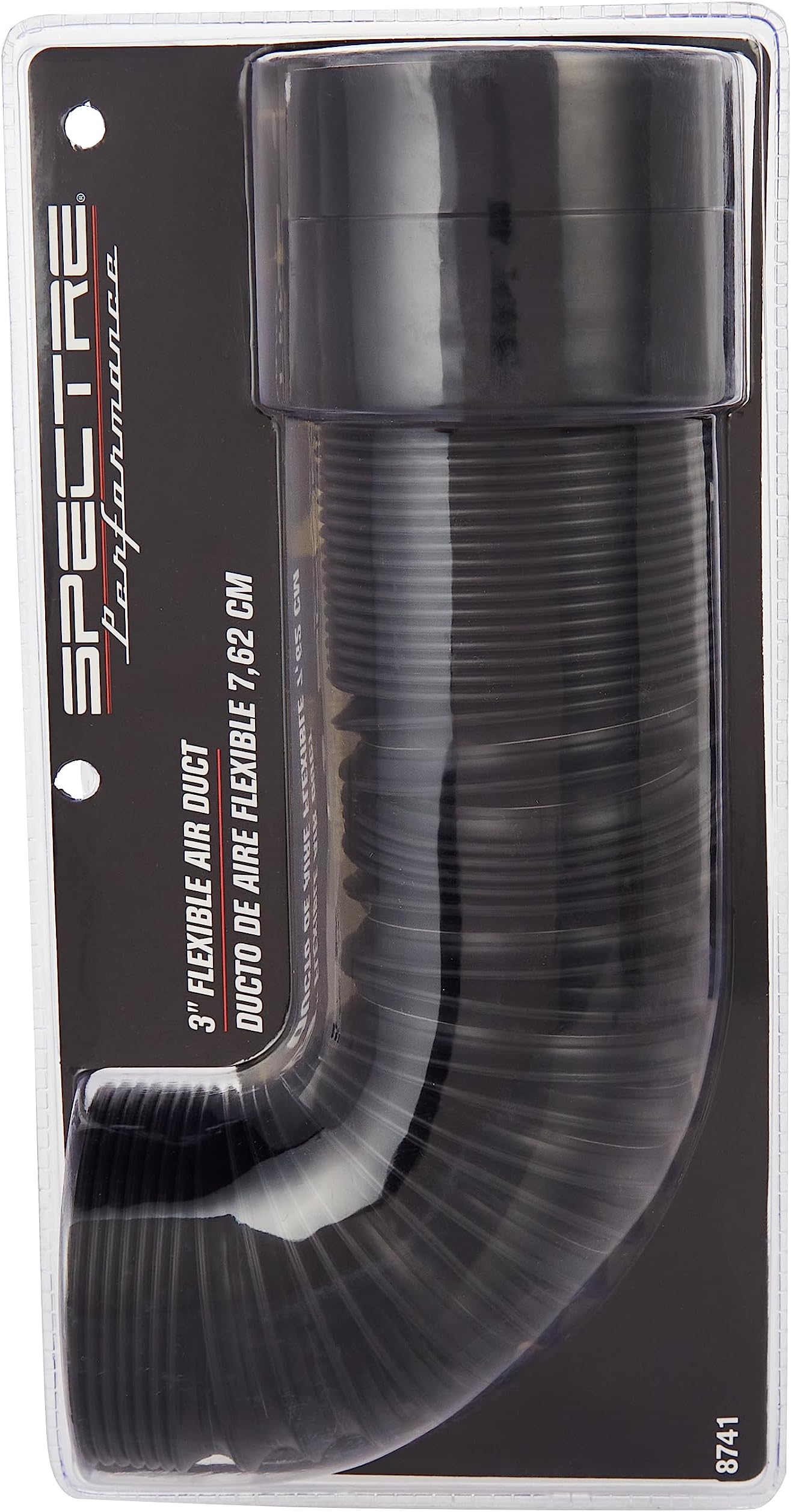 Performance 8741 Black 3" Air Duct Hose