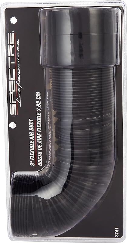 Mangueira de duto de ar Spectre Performance 8741 preta, 3" – 28"