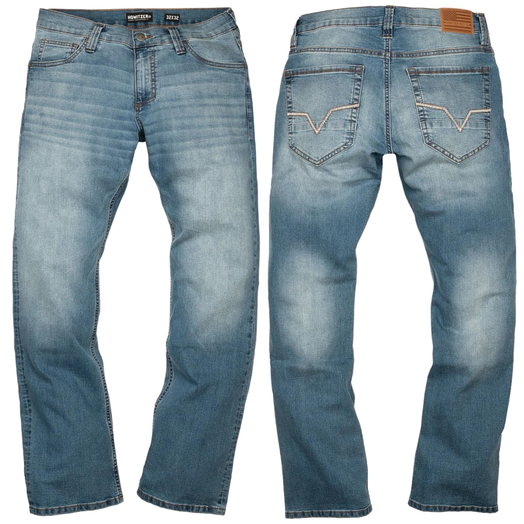 Howitzer Style Men's Denim Jean Freedom Neutral Military Grunt 34" Inseam