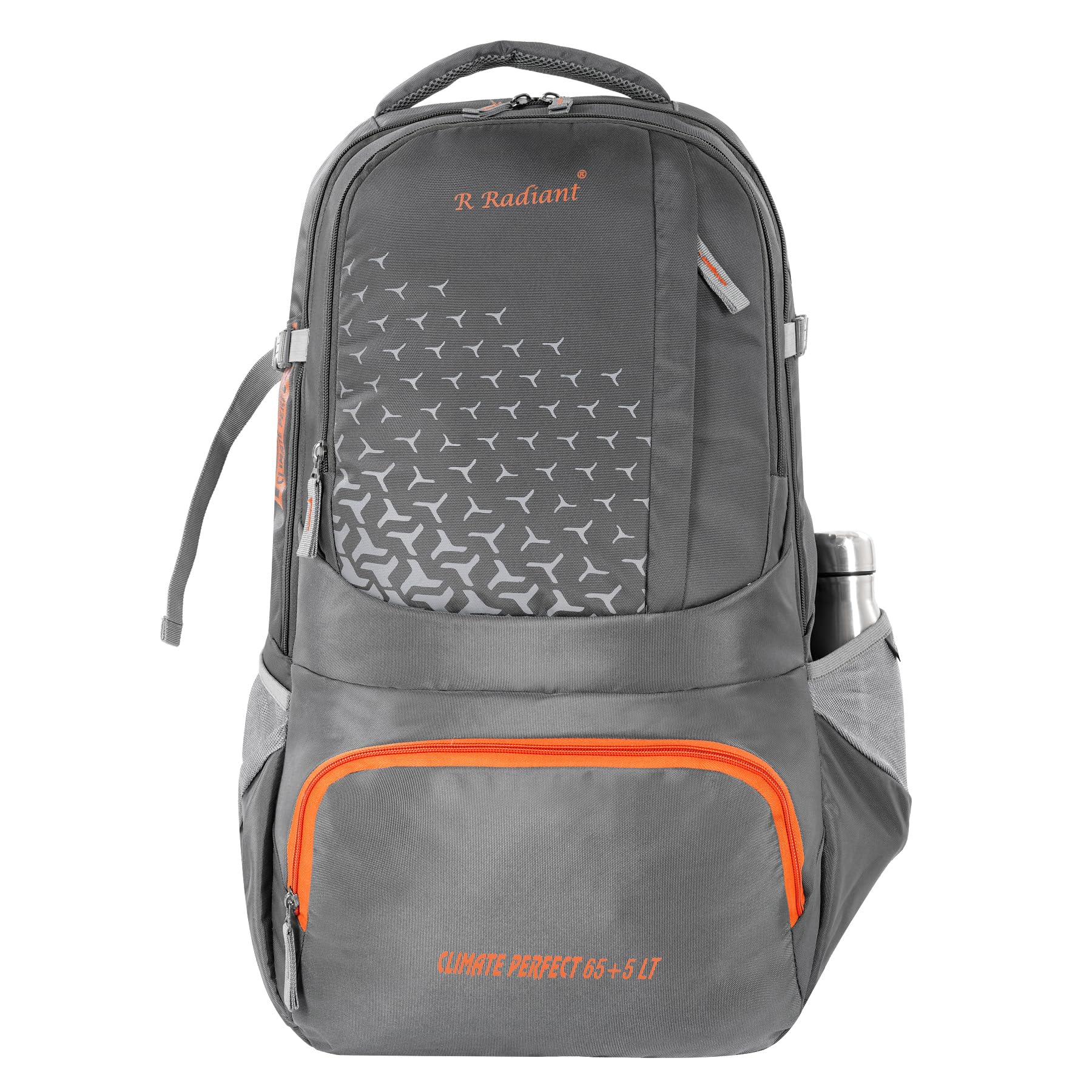 R Radiant Bag 70L Rucksack Bag for Men & Women, Large Water Resistant Trekking Hiking Bag Travel Backpack with Shoes compartment-image-48