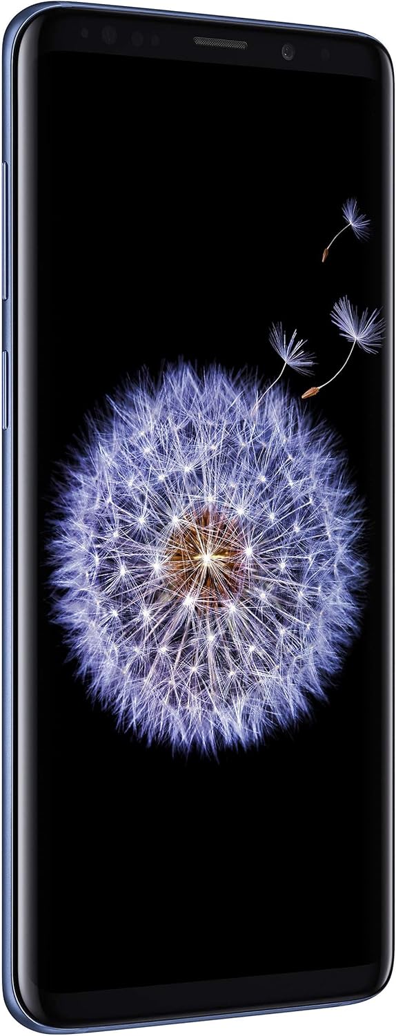 Best Quality 🔥 Samsung Galaxy S9+, 64GB, Coral Blue - Fully Unlocked(Renewed)