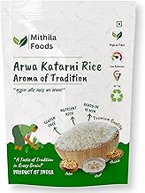 MITHILA FOODS 1 Kg Bhagalpuri Arwa Katarni Chawal (Rice) | Special Aromatic & Flavorful Rice | Soft, Non-Sticky Grains, Easily Digestible, Low GI | Ideal for Khichdi, Pulao & Kheer | Authentic Traditional Cultural Flavor From Bihar