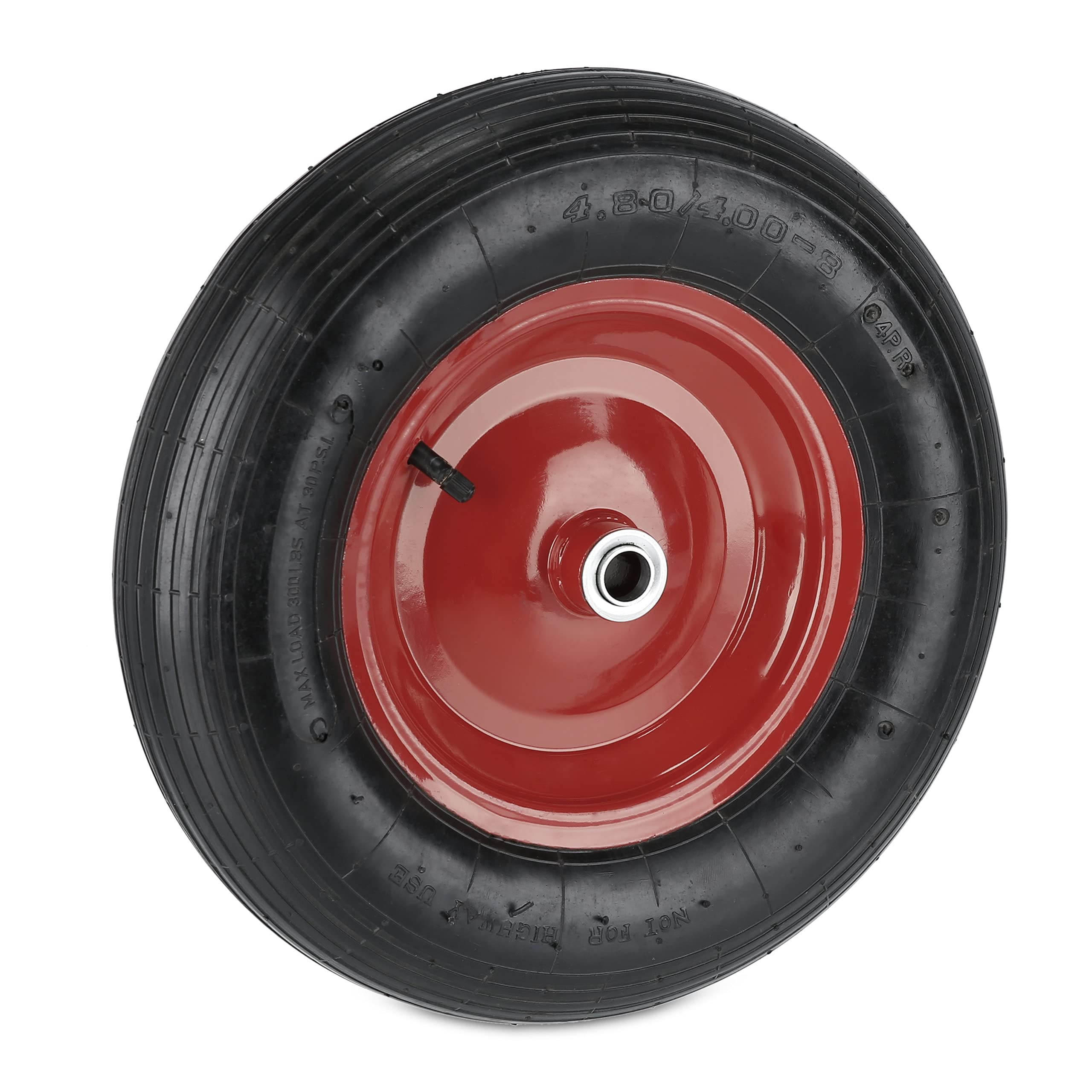 Roue de brouette 4.00-8 gonflable pour les travaux du jardin