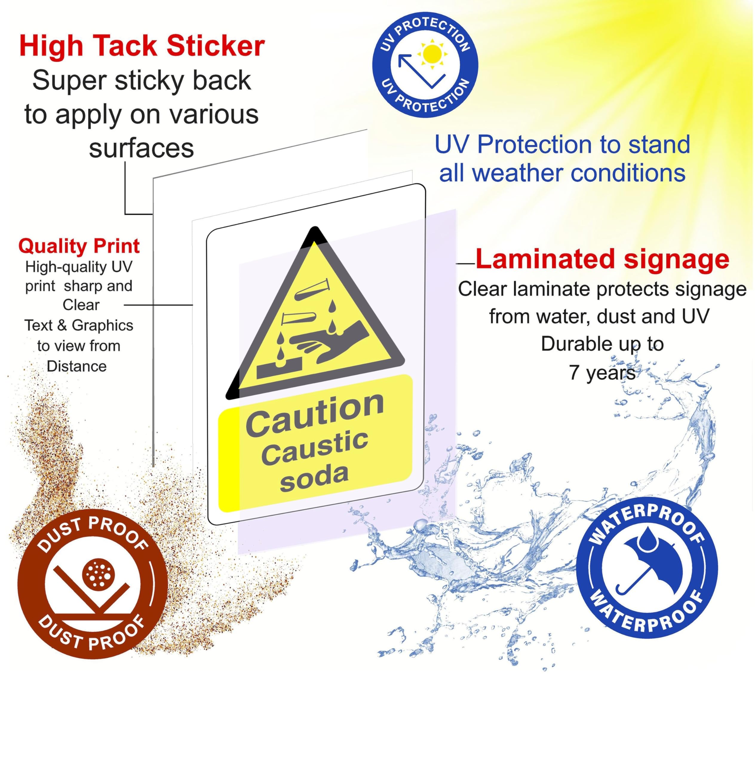 Segnaletica Per Uffici E Studi Adesivi Di Sicurezza 'Rifiuti Clinici - Foto 5