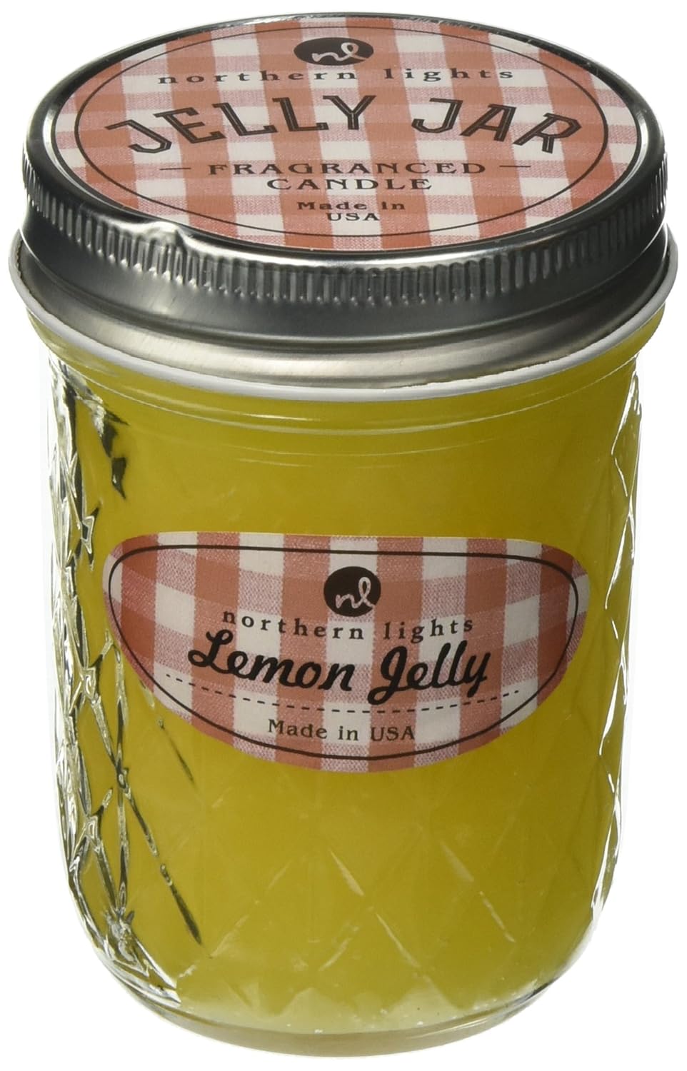 Buy Northern Lights Candles Jelly Scented Jar, 6Ounce, Lemon Online at