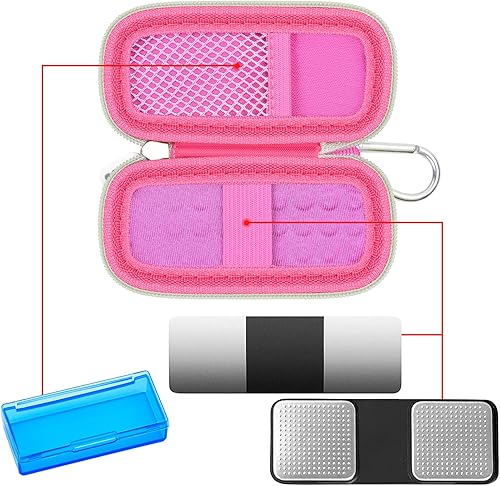 Miniatura 63 de Funda para monitor cardíaco compatible con AliveCor Kardia Mobile ECG/para KardiaMobile 6L para dispositivos Apple y Android, solo funda (blanco)