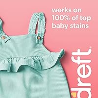Vista 5 de Dreft Active Baby - Detergente líquido para ropa, ayuda a eliminar el 99% de las manchas de alimentos para bebés, hipoalergénico, paquete de 2, 32