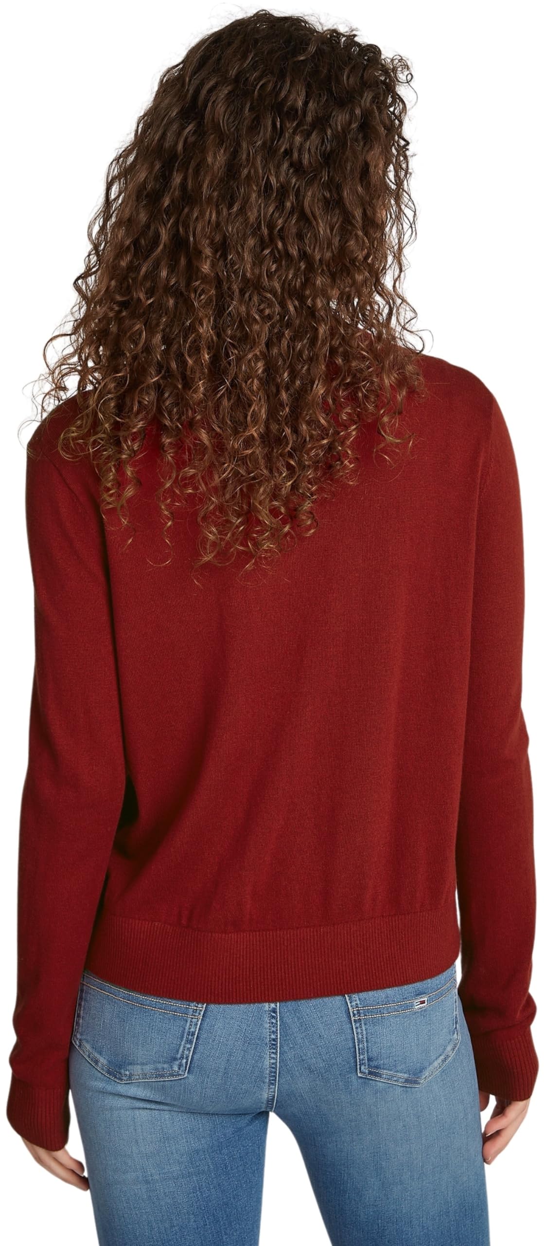 Tommy Jeans Donna Pullover Essential Crew Neck Scollo Rotondo