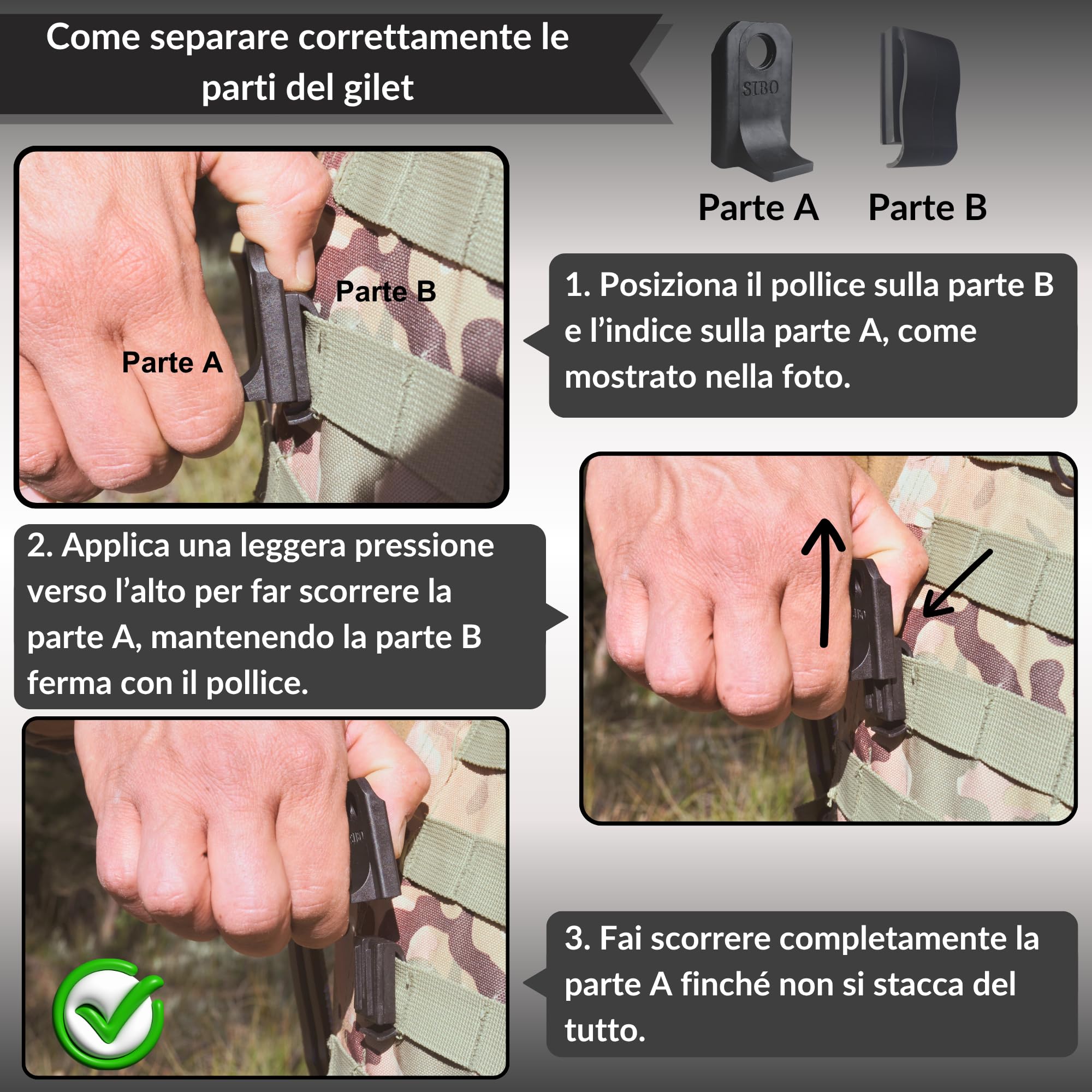 Sibo - Adattatore BB 6mm Caricatore Softair - Accessorio Speedloader per Pallini Bio 0,20 0,25 - Ricarica Rapida Replica Softair - Compatibile con Caricatori Airsoft